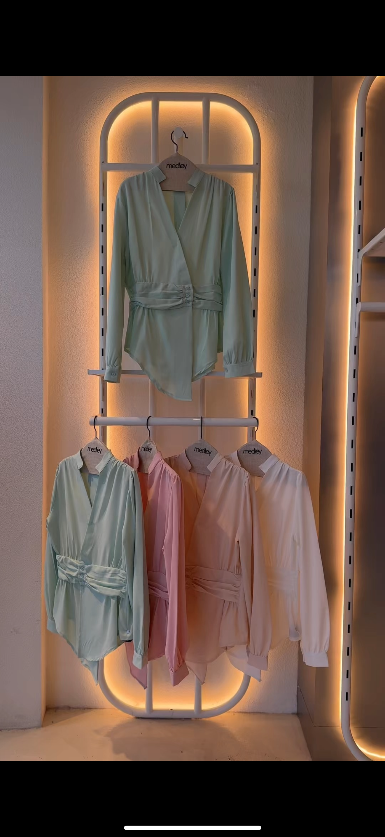Serenity wrap blouse
