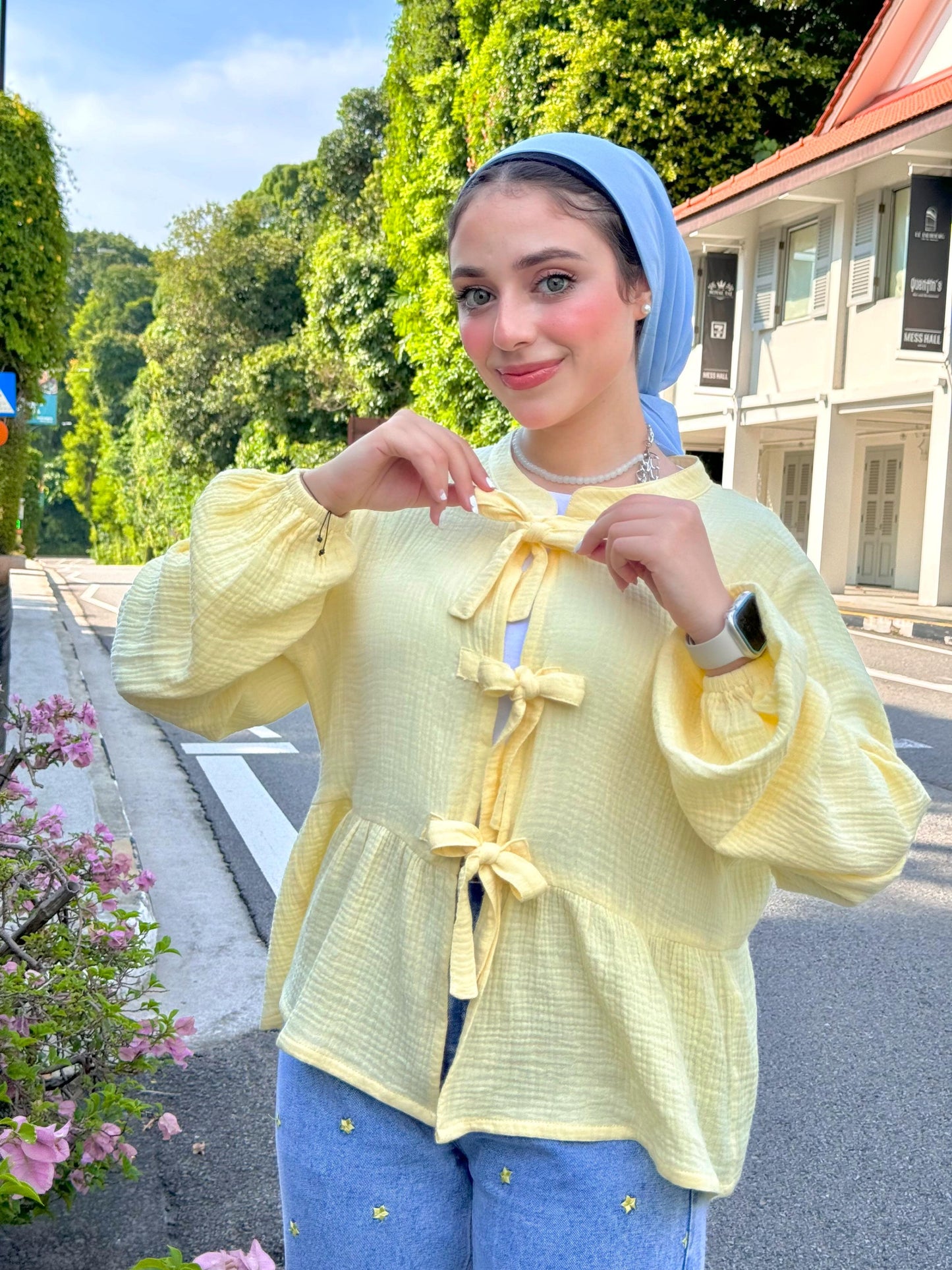 Ribbon blouse