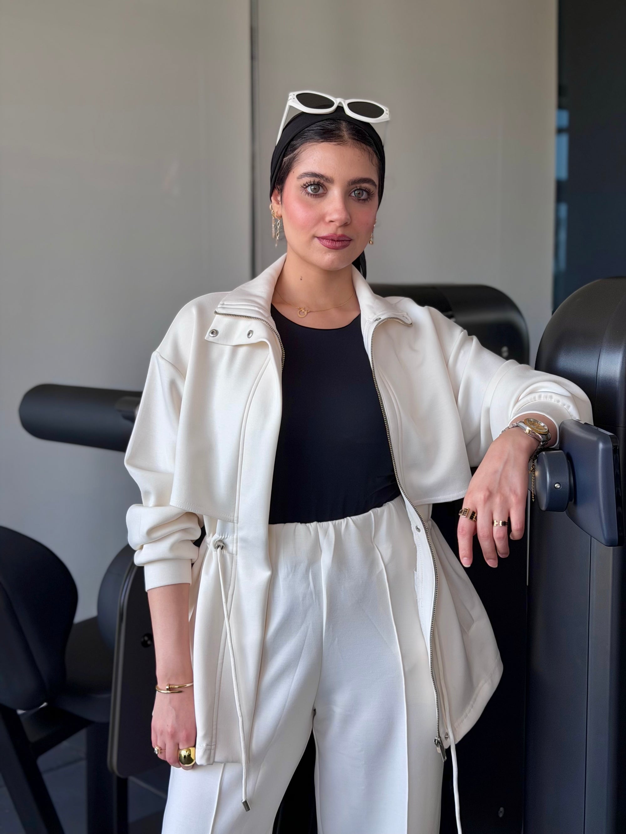 Oysho Set ( pearl white )