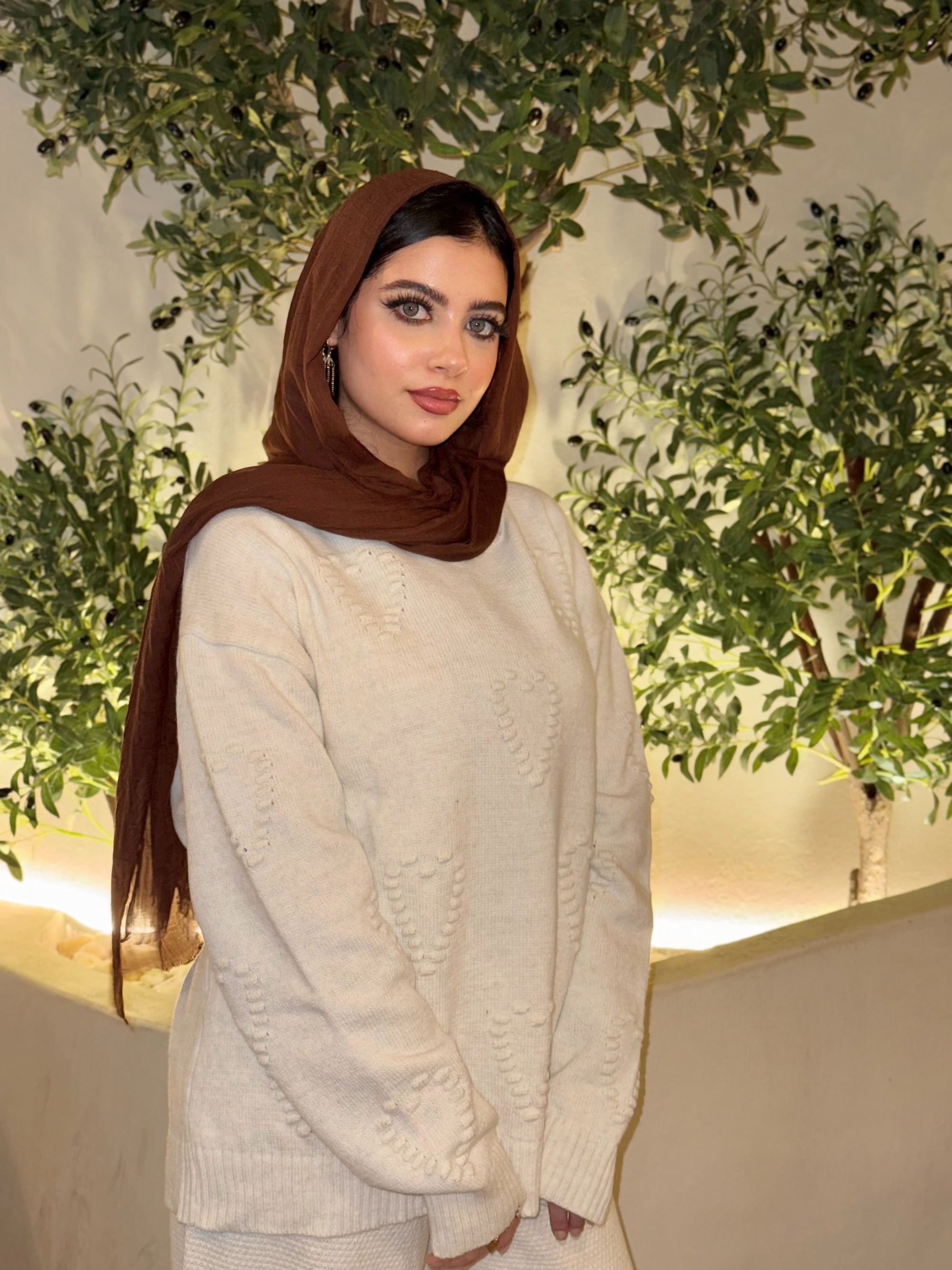 Cozy Heart-Knit Pullover