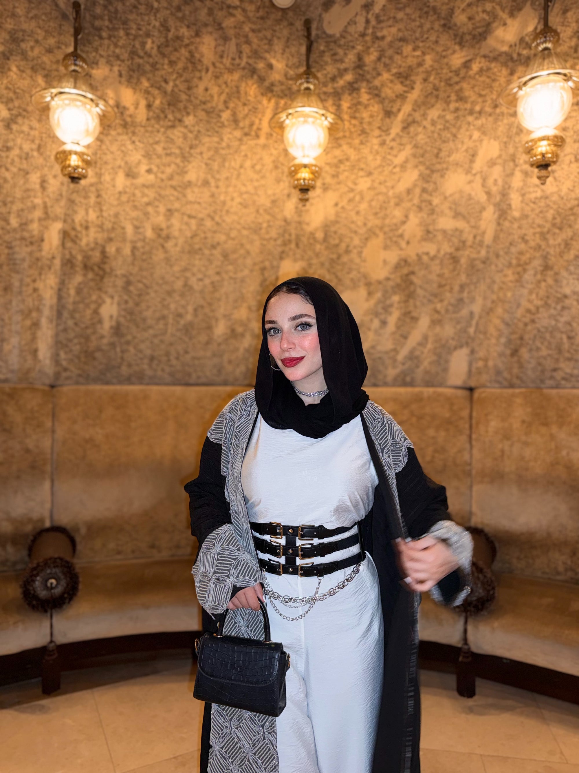 Black Arabian Night Abaya