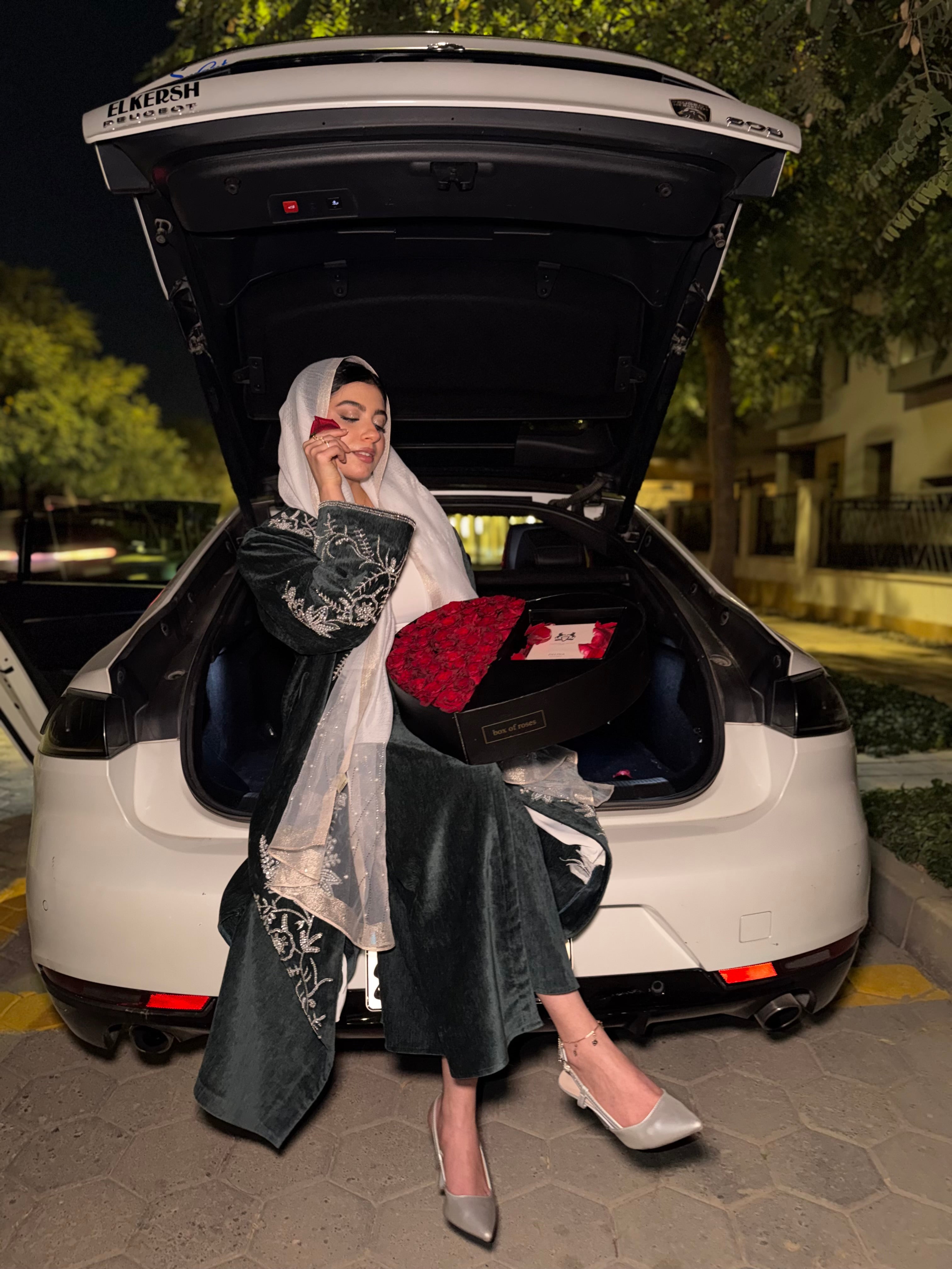 Emerald Green Abaya