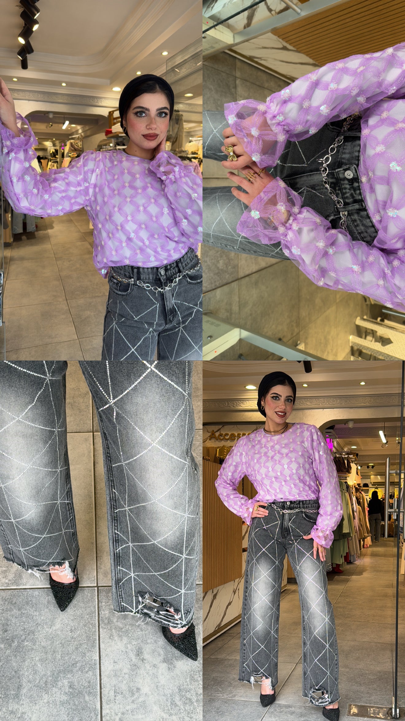 Purple Tull Blouse