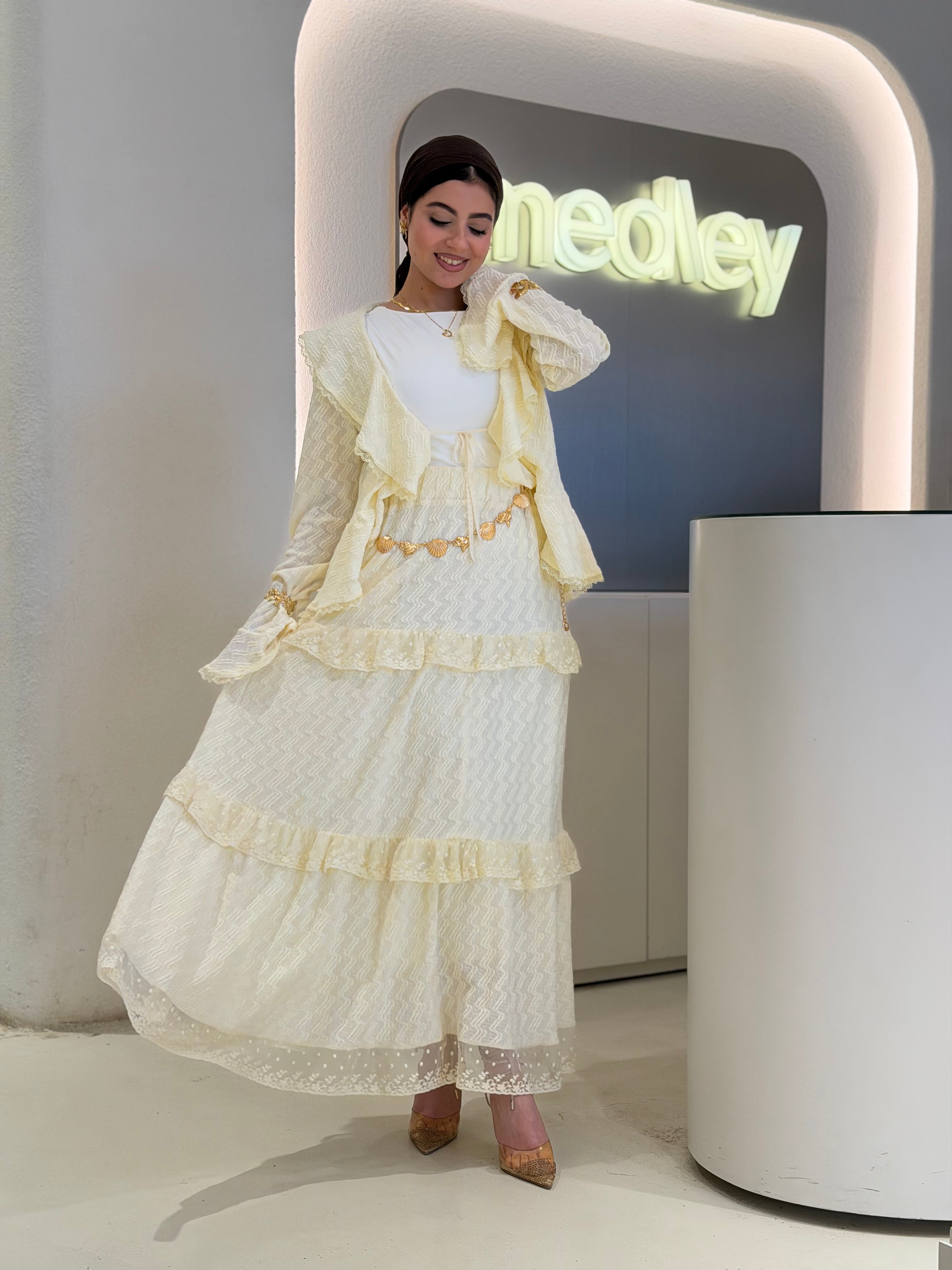 Espaniõl Ruffles Blouse