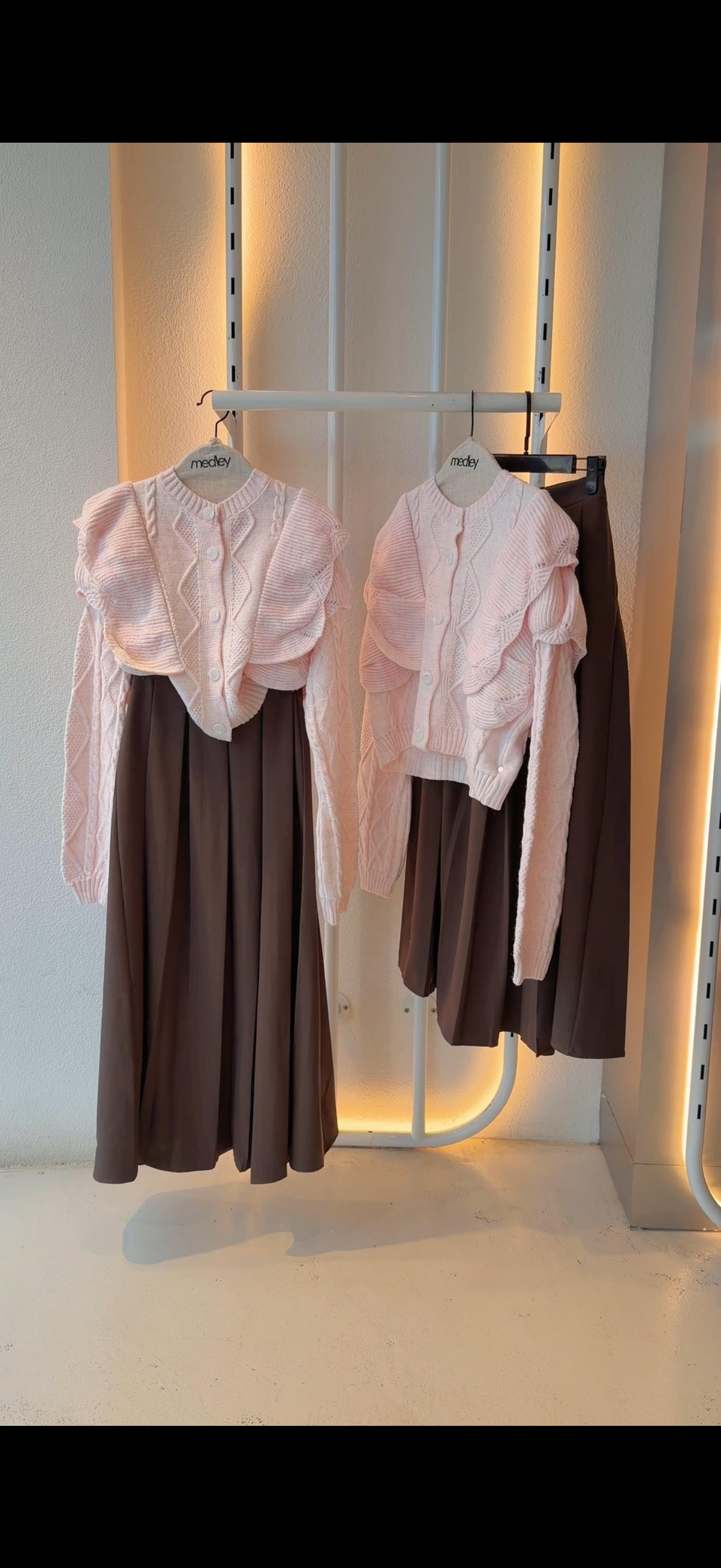 Ruffles Mohair Cardigan