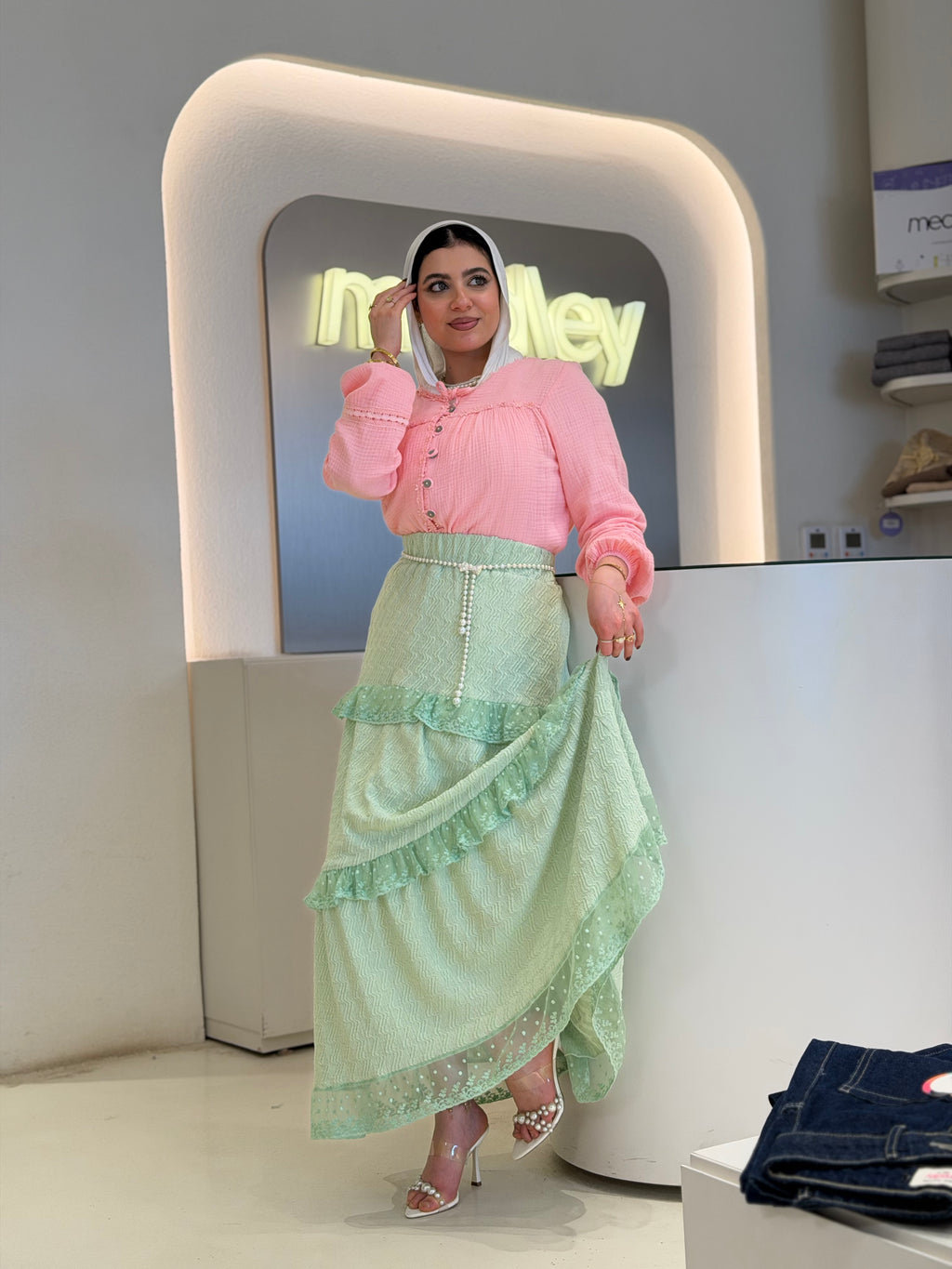 Baby Floral cotton blouse