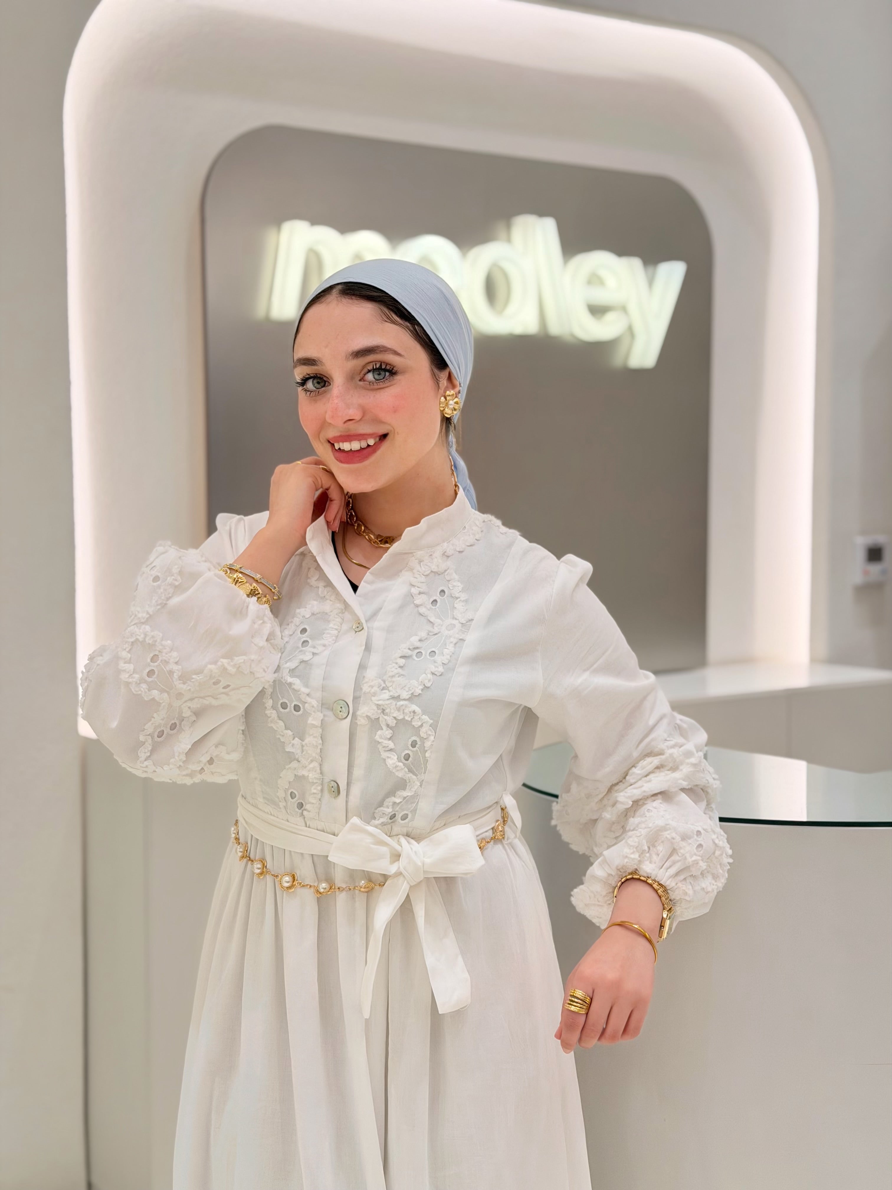 Rokama White Dress