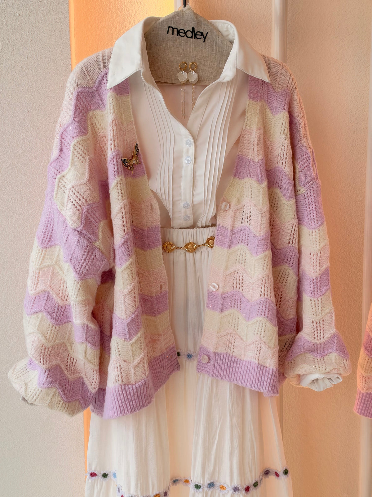 Sugar Rush mohair cardigan by Medley Fashion, photo 3