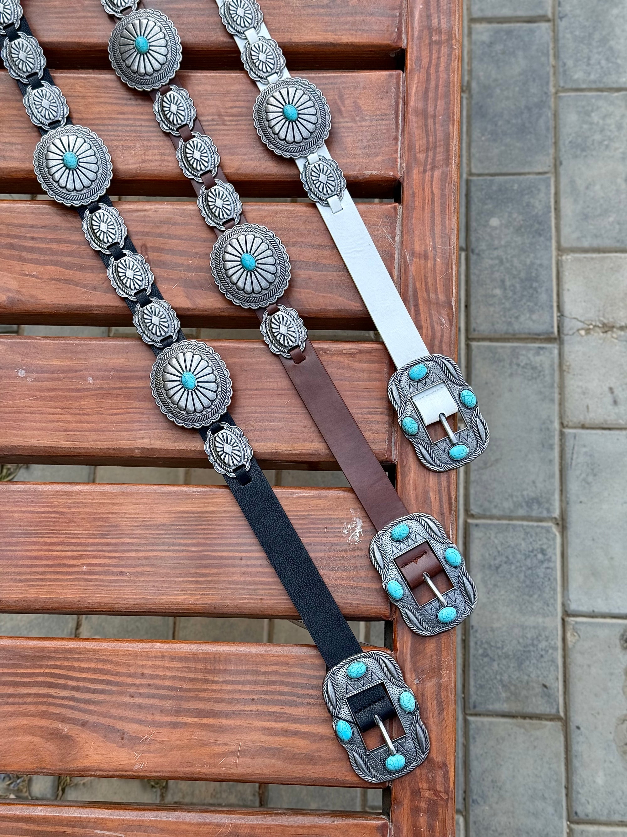 Turquesa Concho Belt 🌵