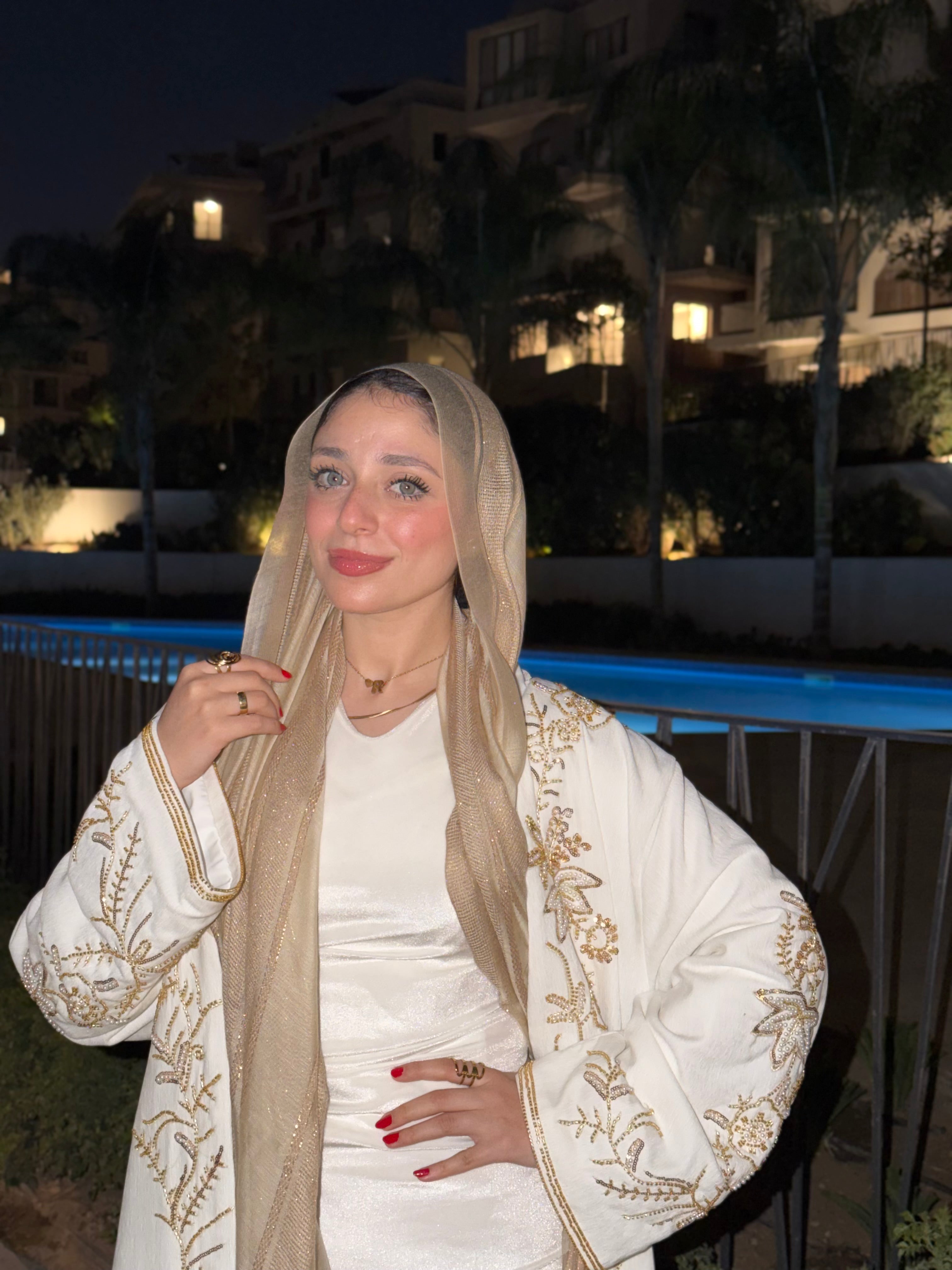 White Angel Abaya