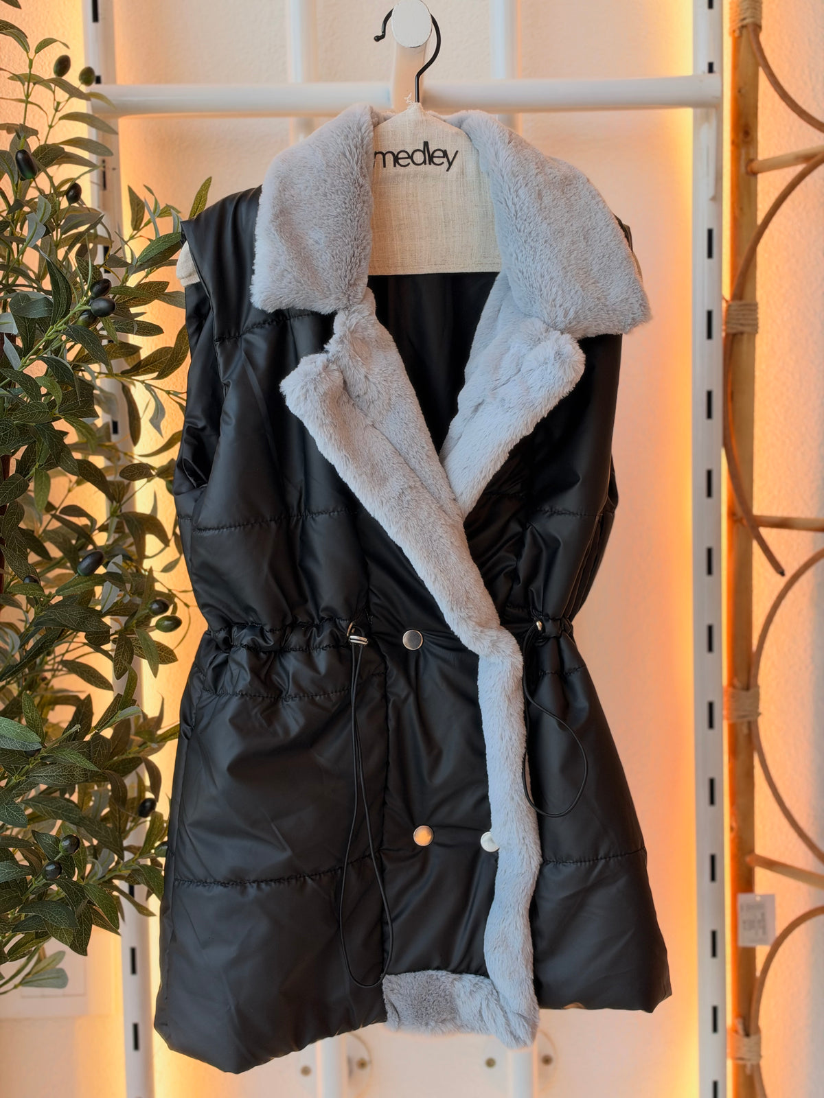 Teddy puffer layering vest by Medley Fashion, photo 14
