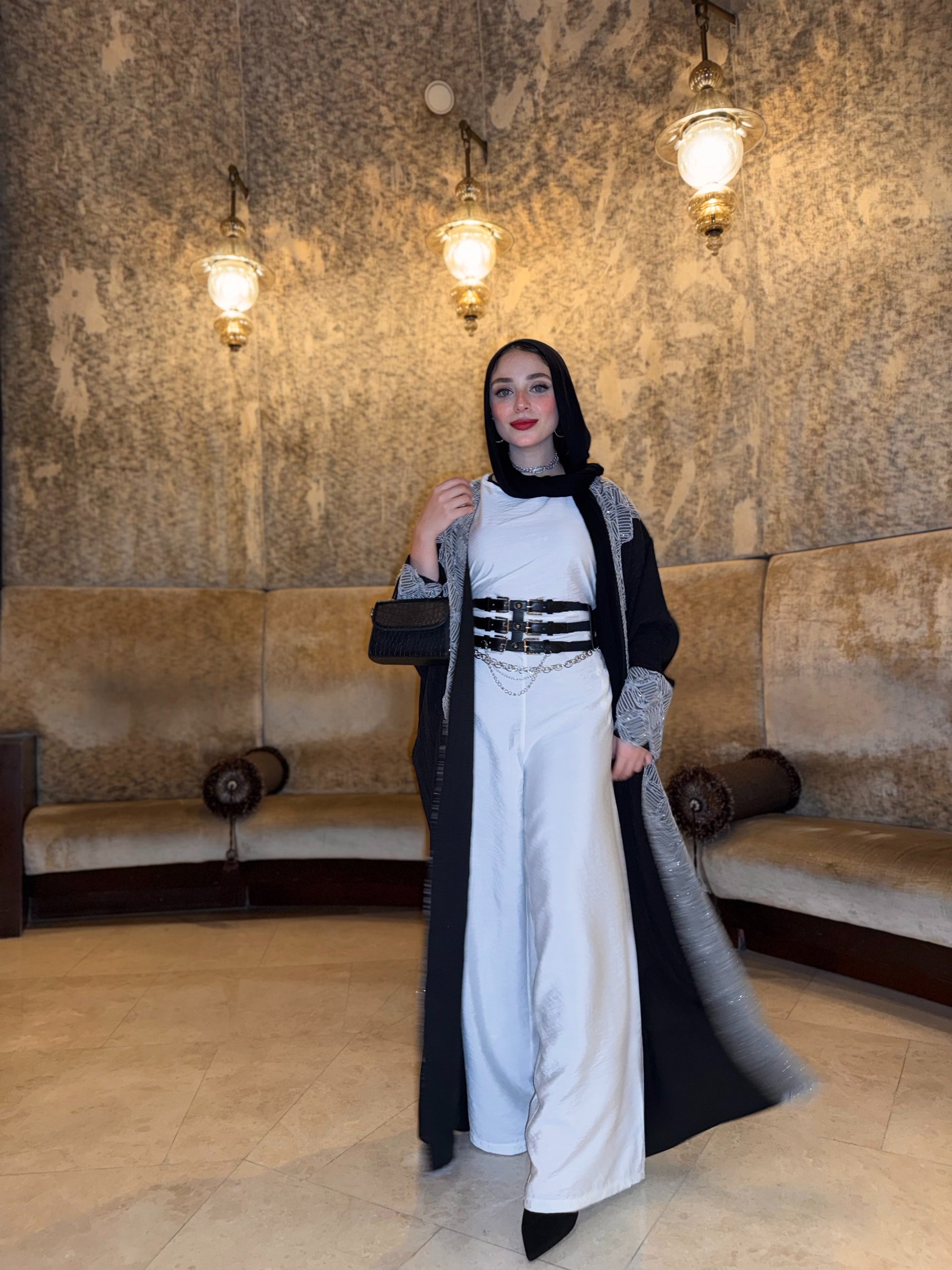 Black Arabian Night Abaya
