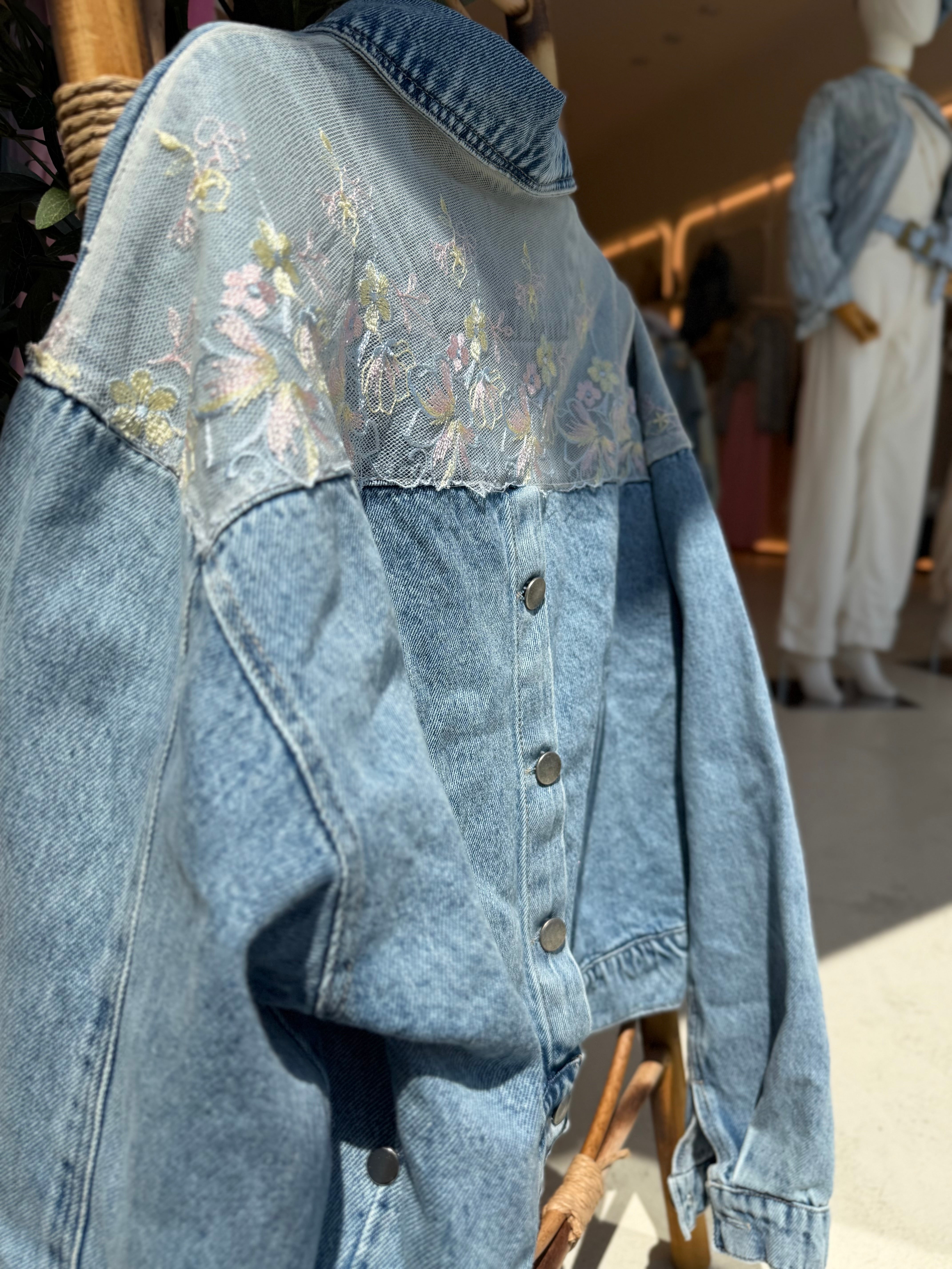 Wildflower Denim Jacket