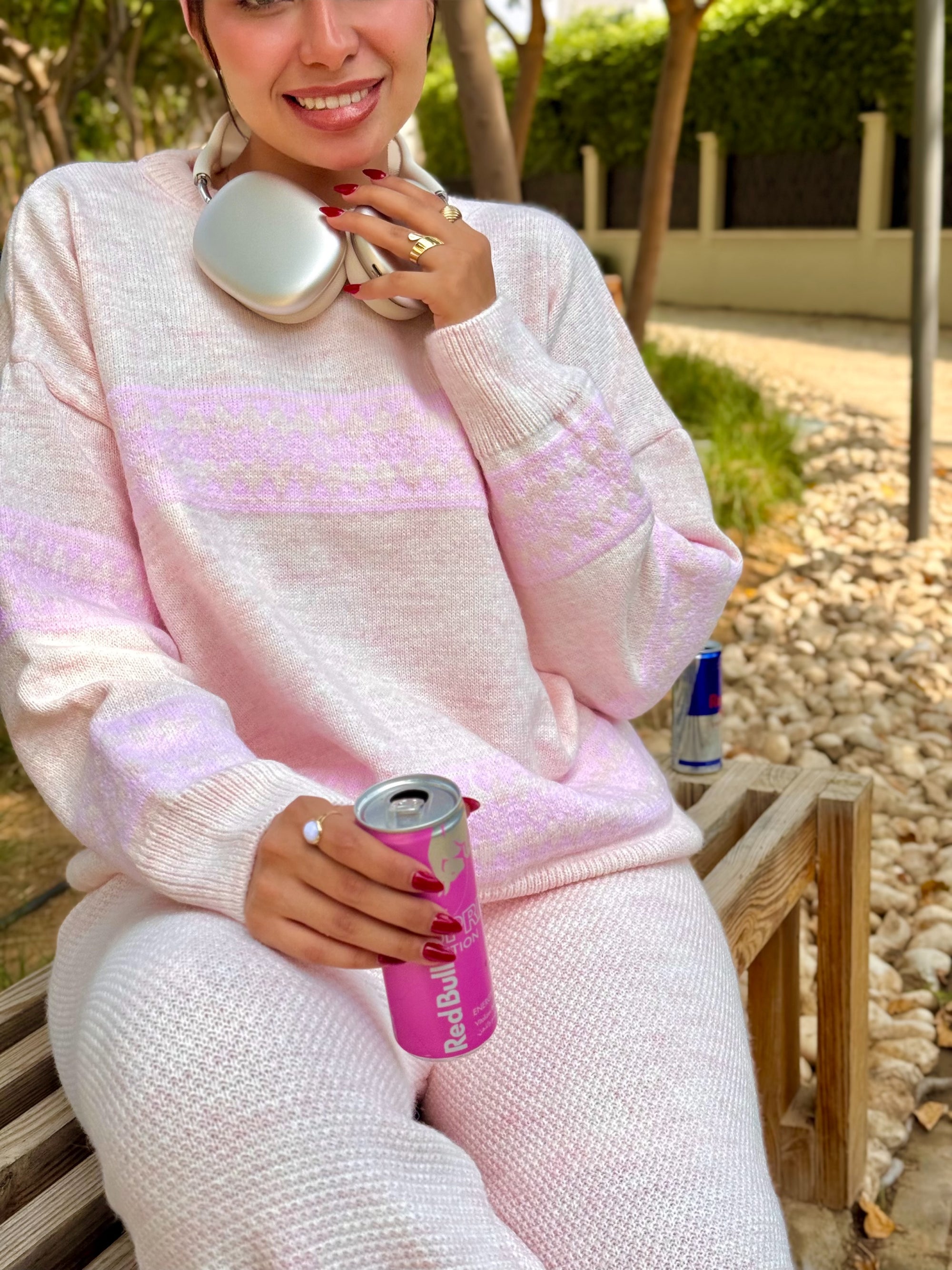 Blush Cloud Knit Set ( two pieces)