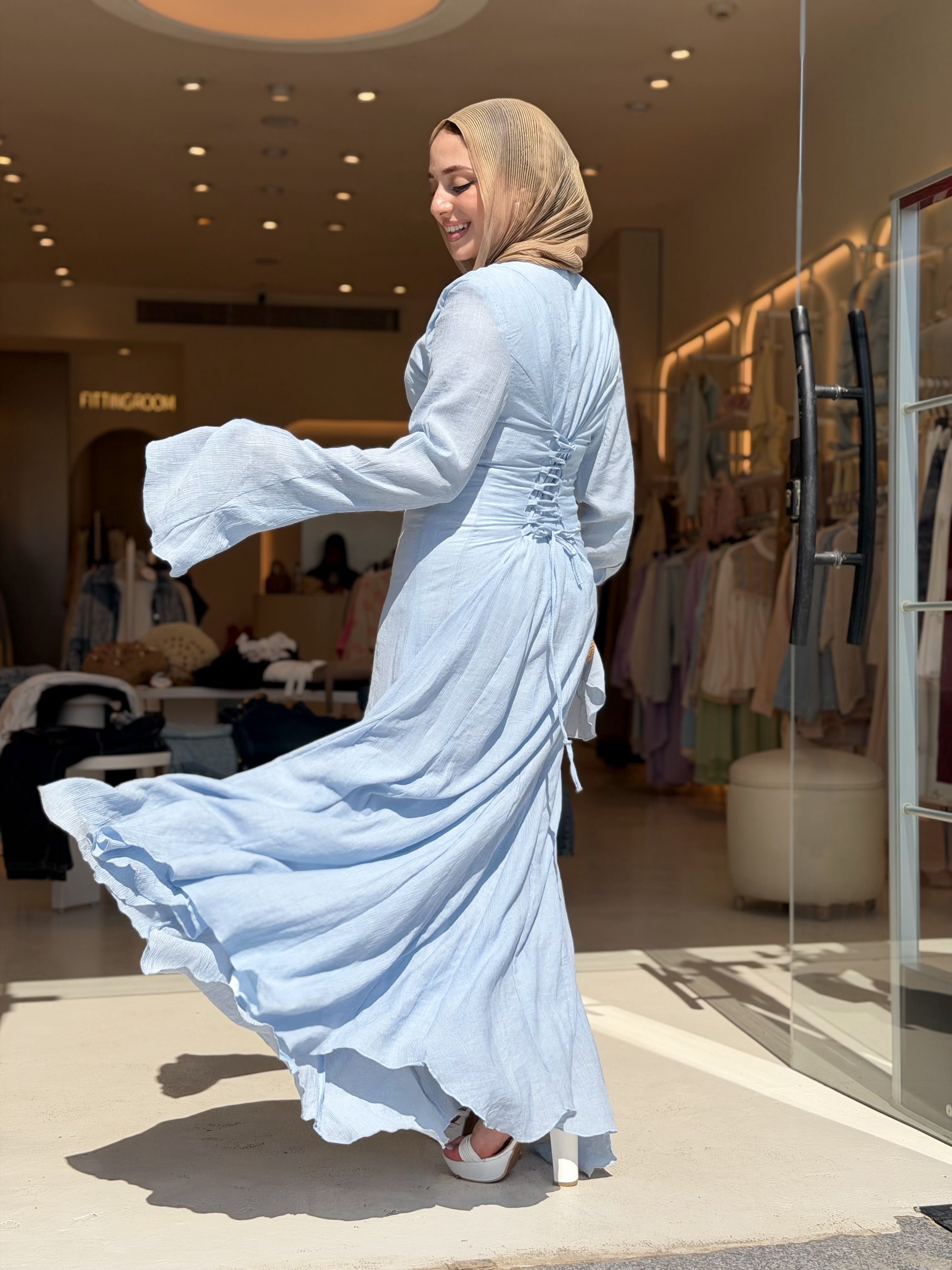 Snow White Gown (Baby Blue)