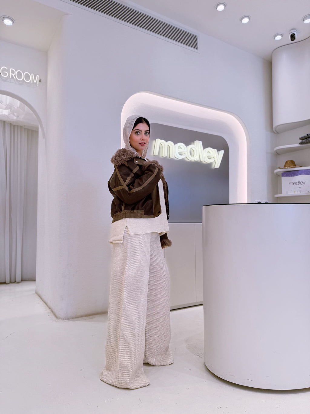 Full fur jacket ( brown )