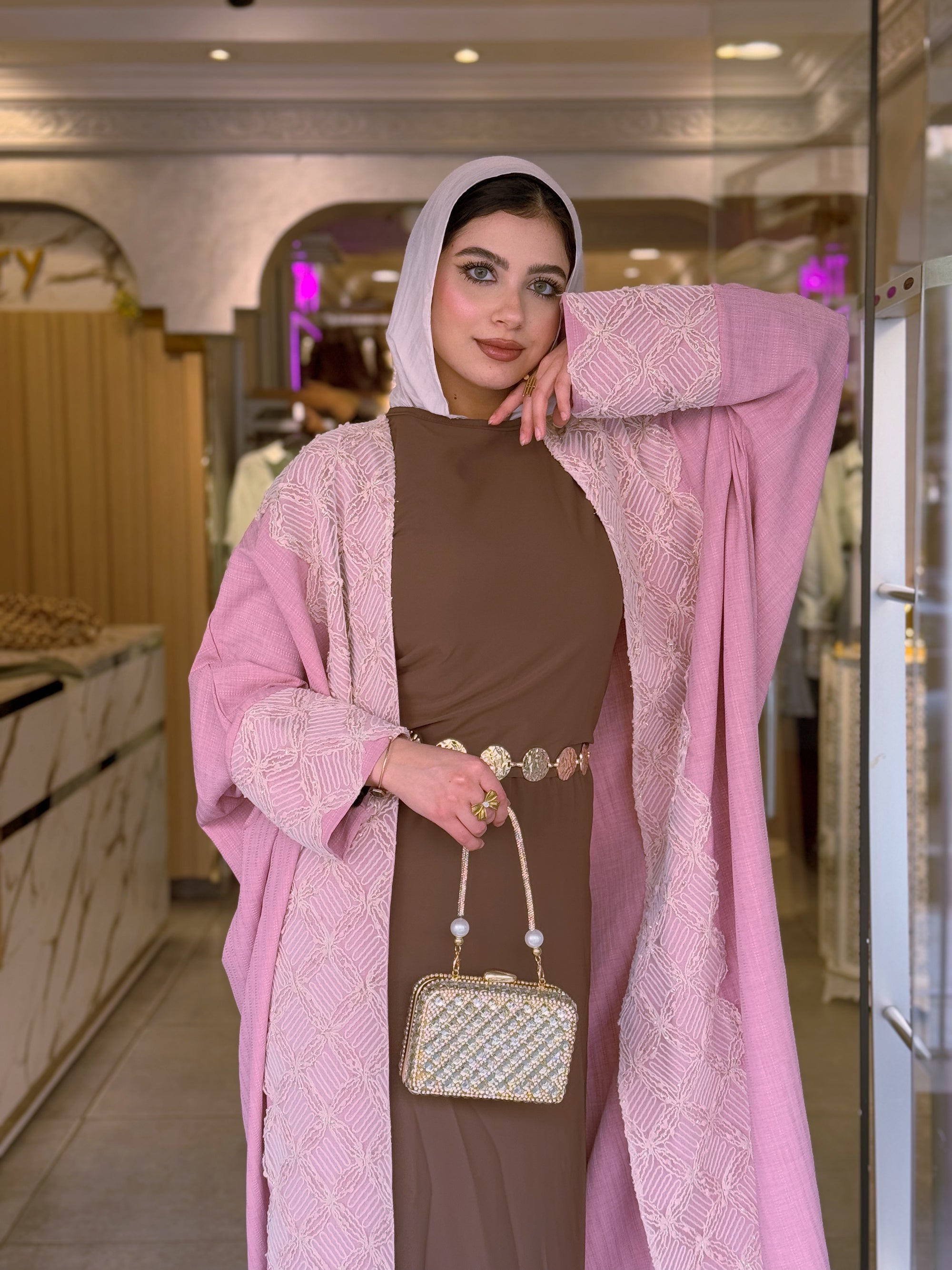 Dust Rose Abaya