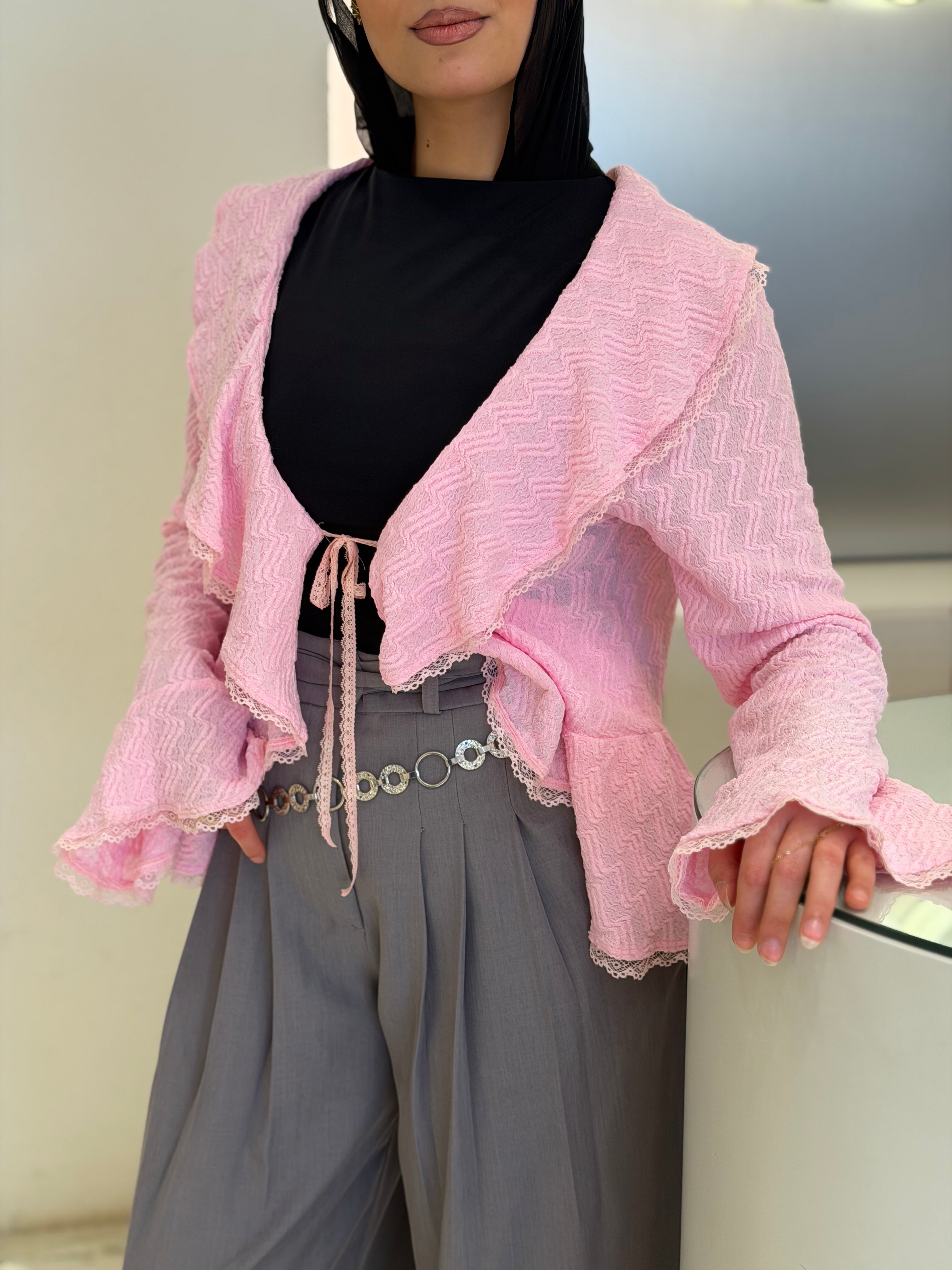 Espaniõl Ruffles Blouse