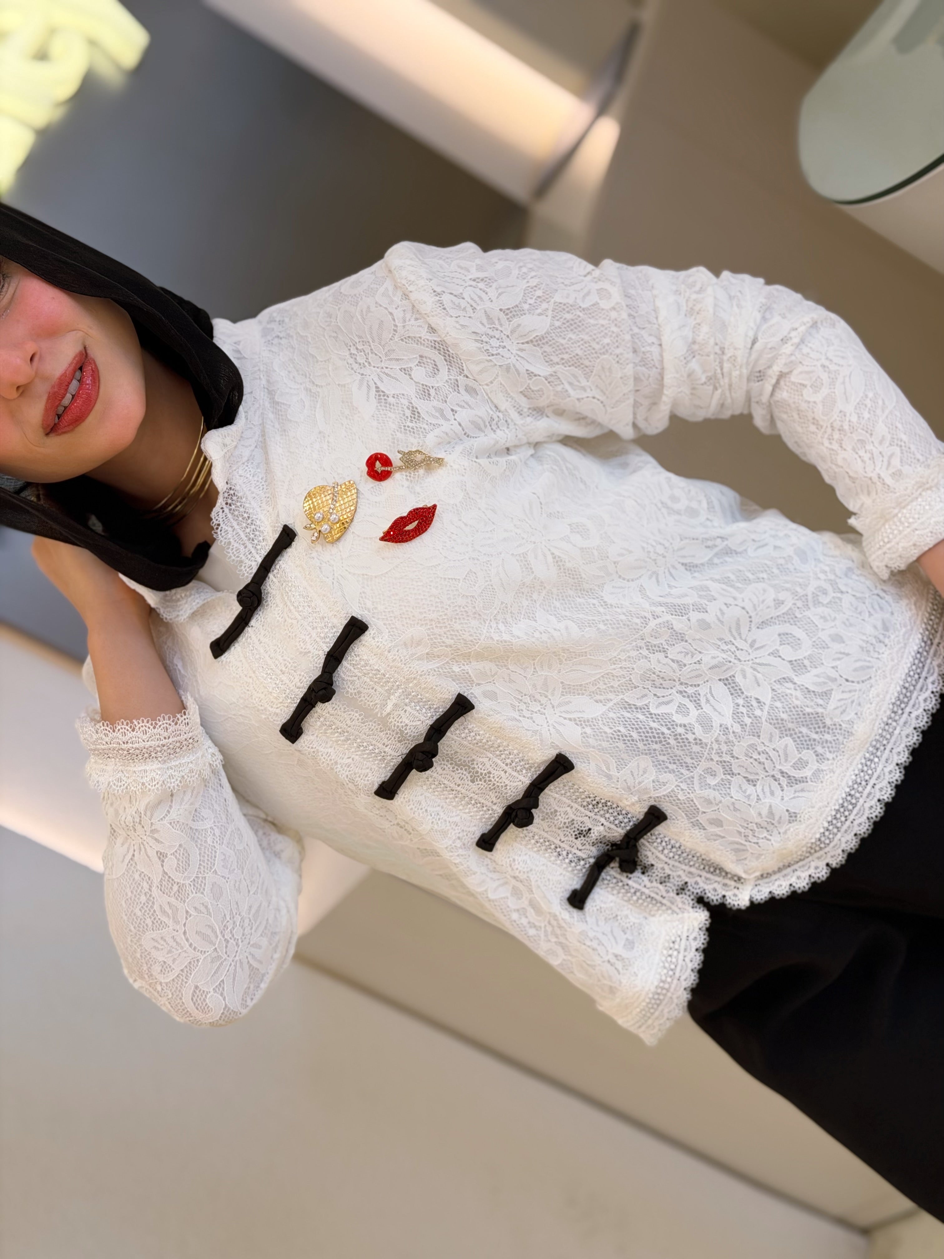 Chinese Blouse (White)