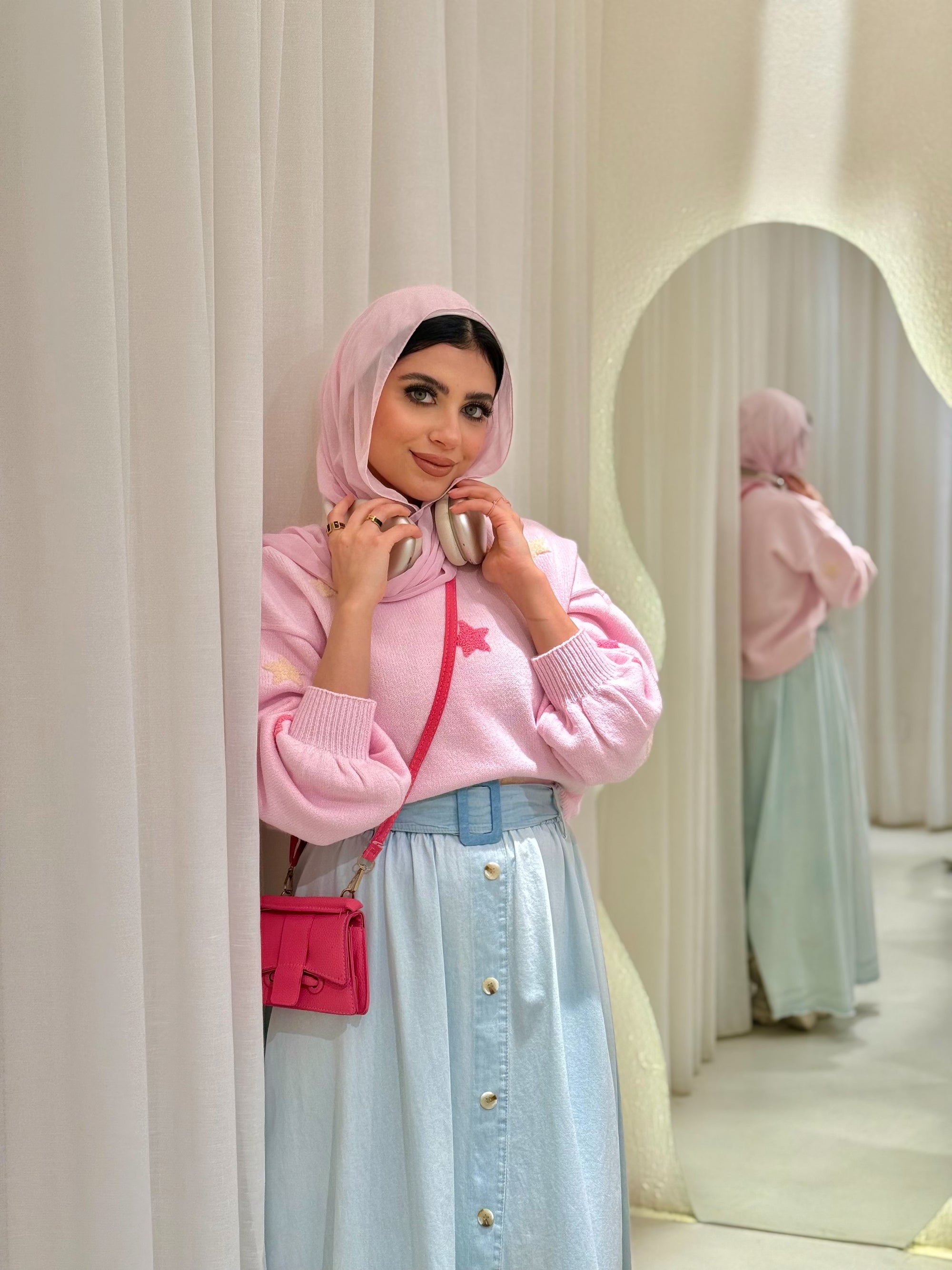 Starry Pastel Knit Sweater