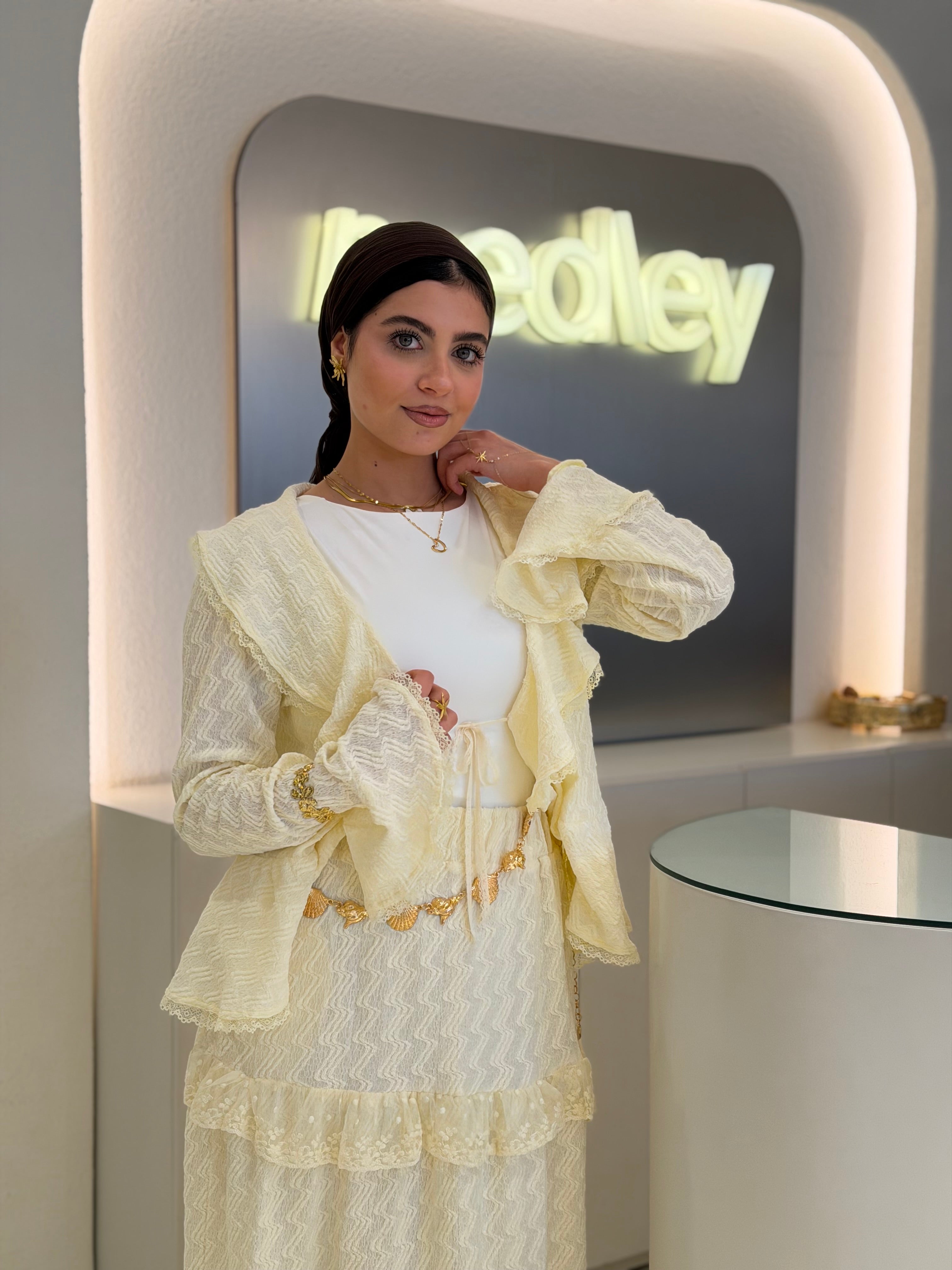 Espaniõl Ruffles Blouse