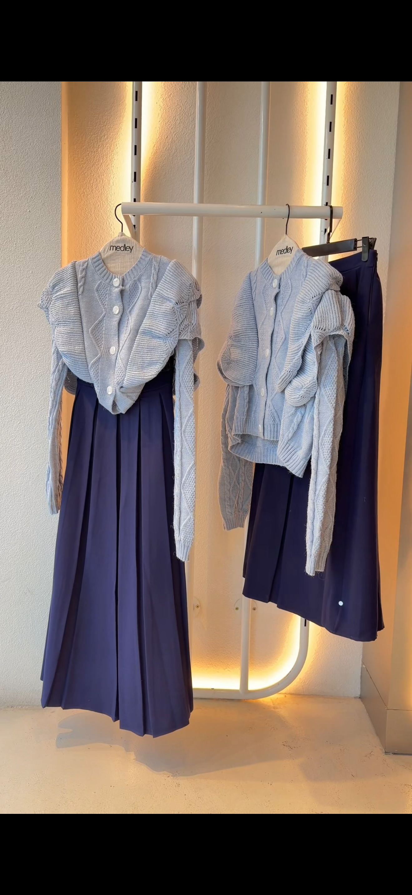 Ruffles Mohair Cardigan