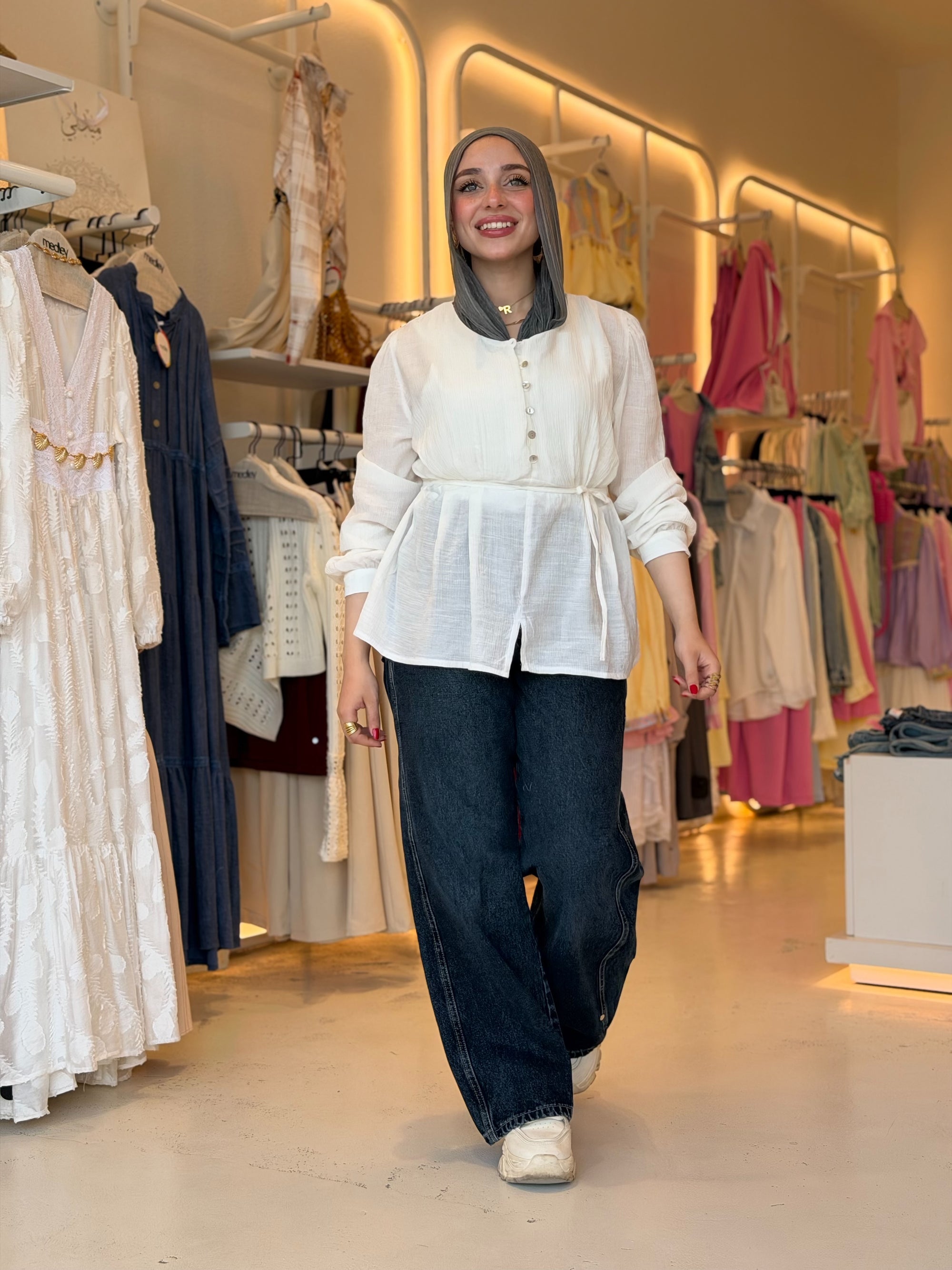 Lightweight White Blouse