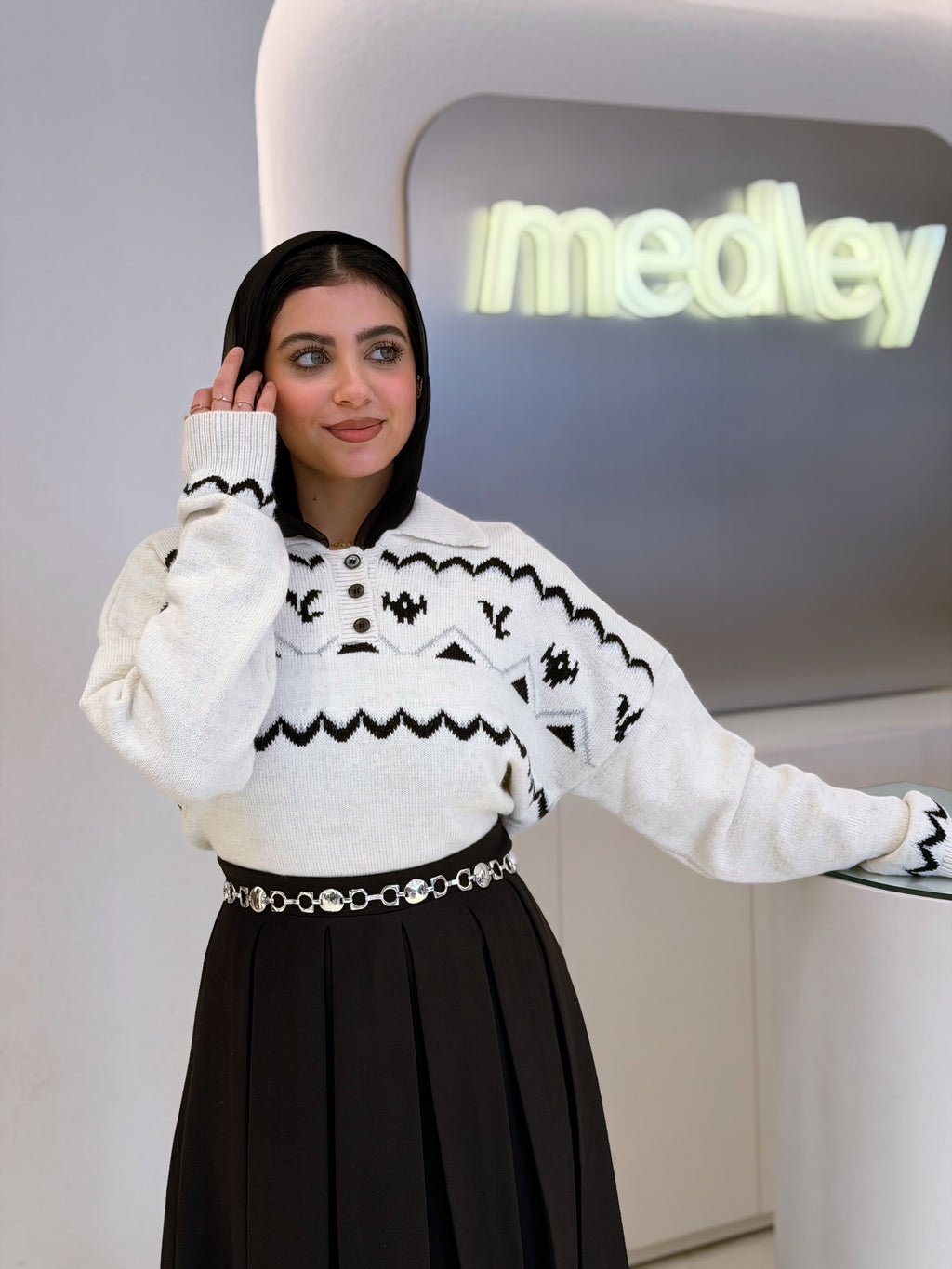 Snowflake Mohair Pull-over