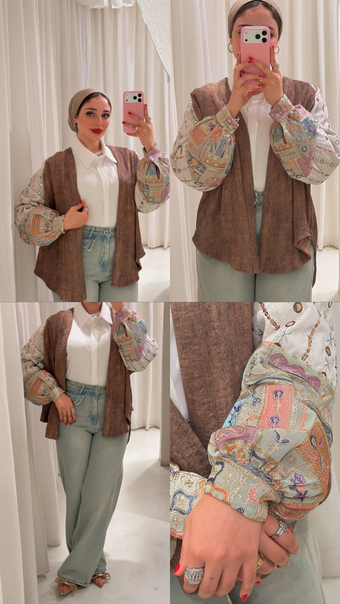 Ramadan Linen Cardigan