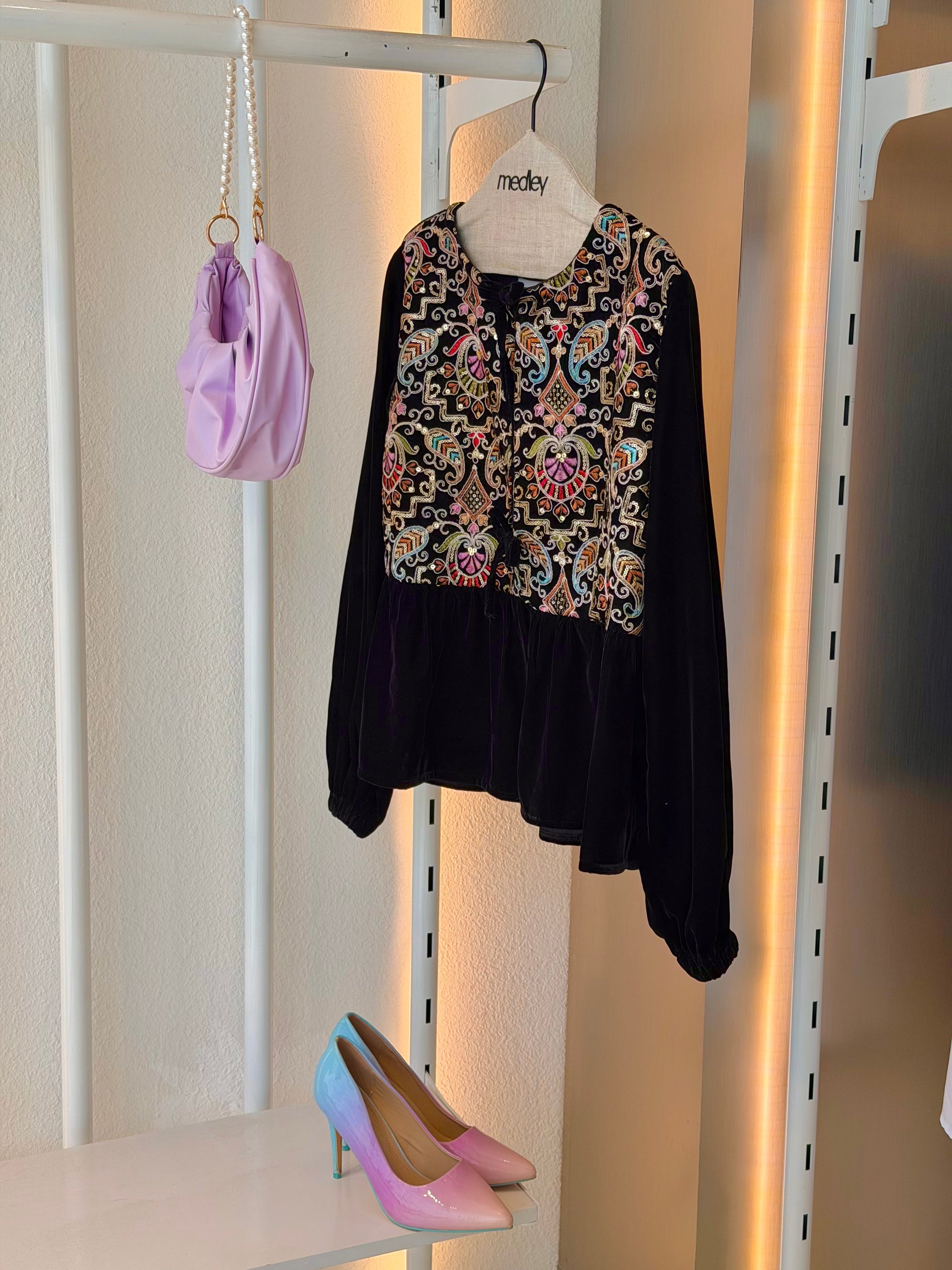 Velvet Silk Ramadan Cardigan