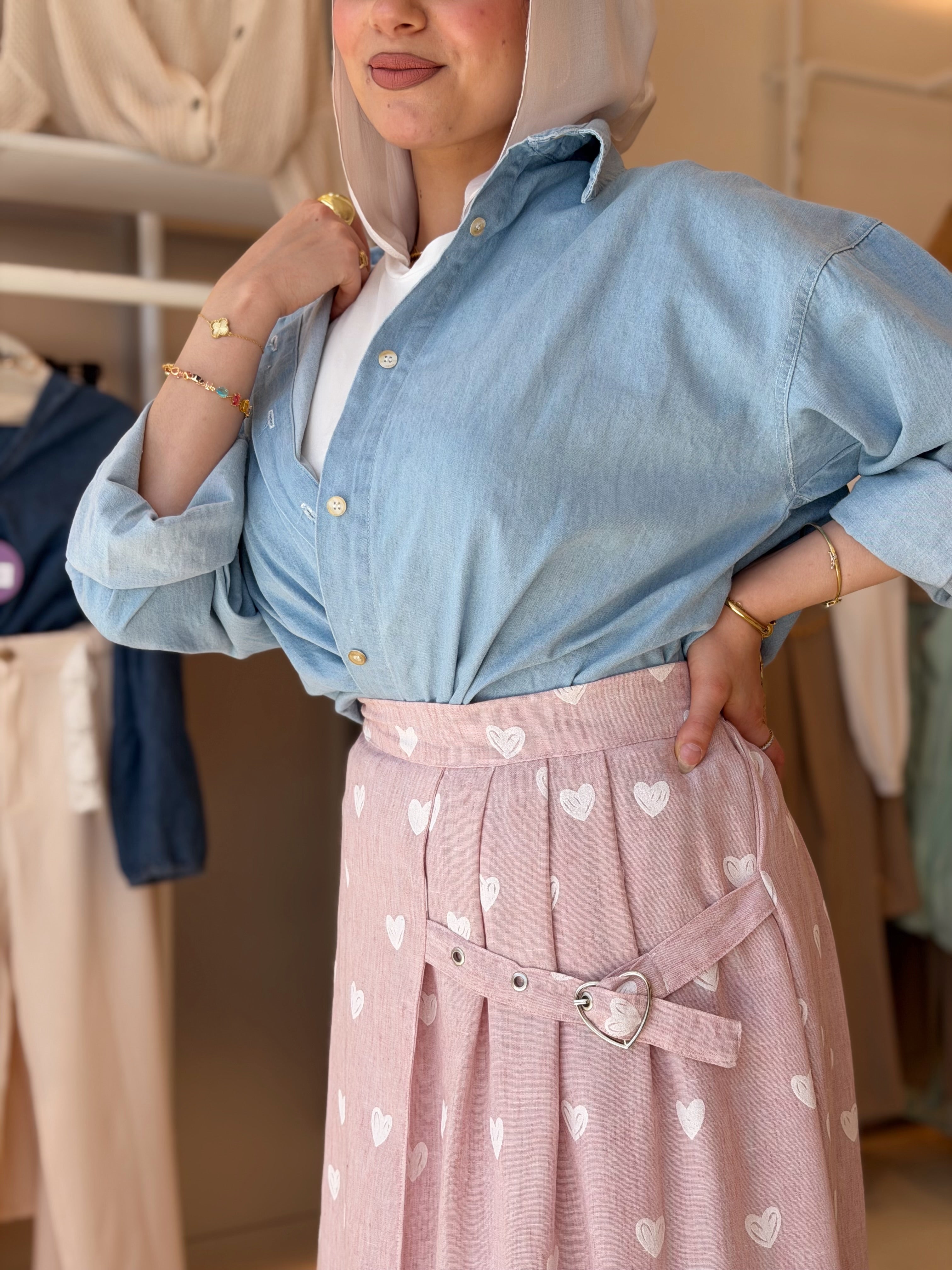 Cloudy Romance Look