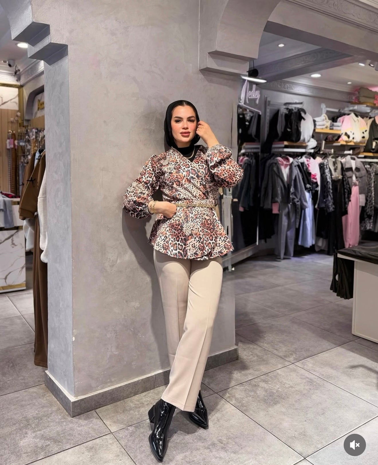 Suede Blouse ( tiger )