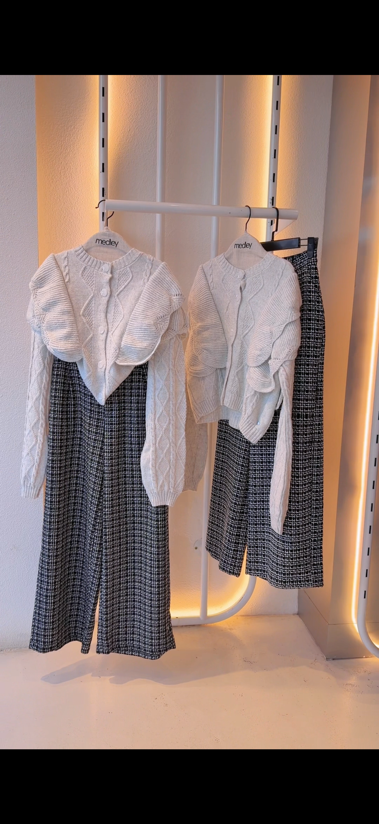 Ruffles Mohair Cardigan