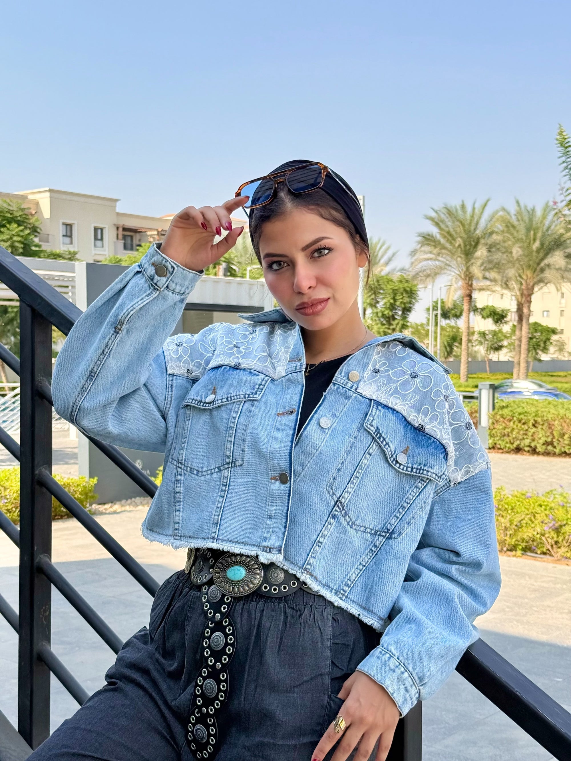 Daisy Edge Denim Jacket 🌸