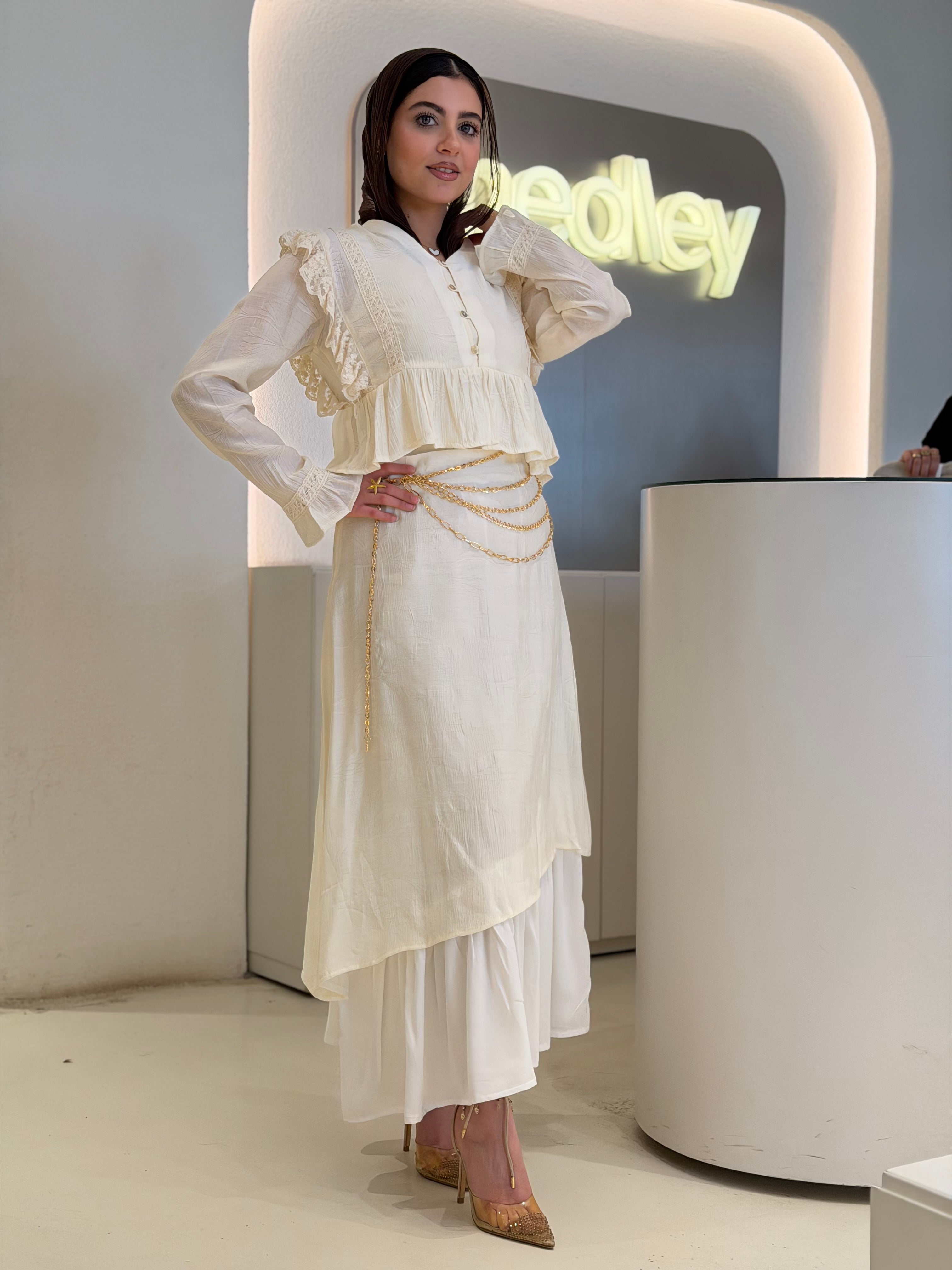 Fancy Dantel End Blouse