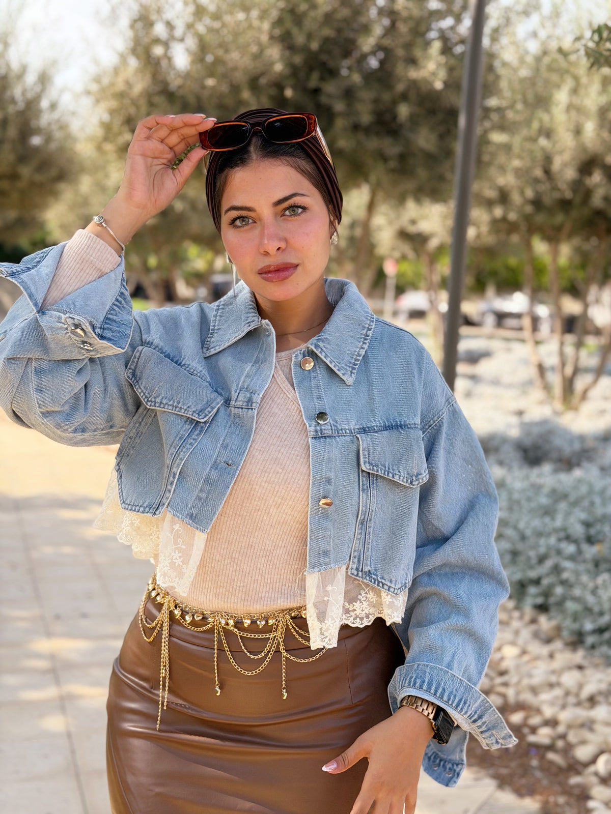 Golden Draped Chain Belt | 2 pieces