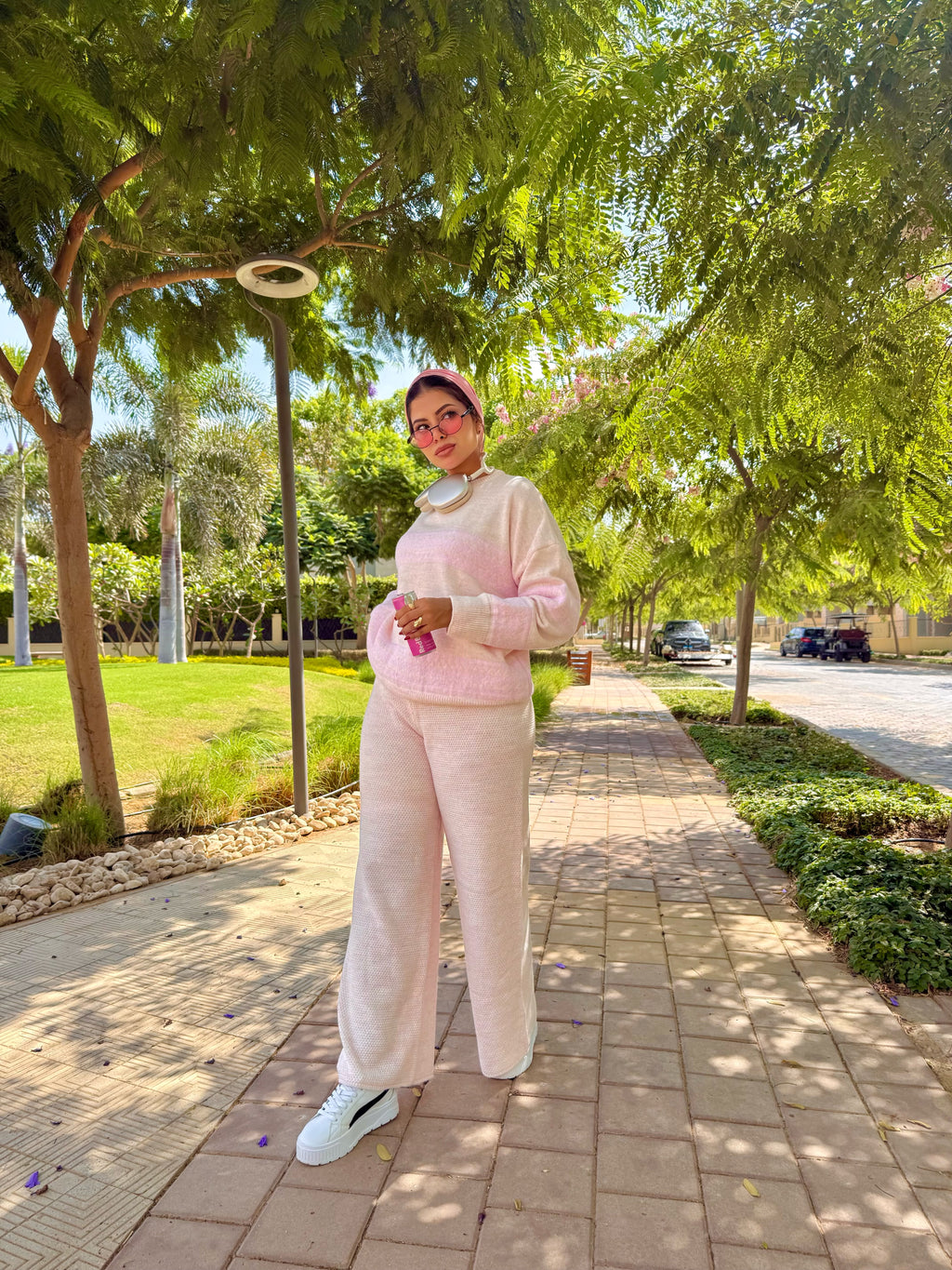 Blush Cloud Knit Set ( two pieces)
