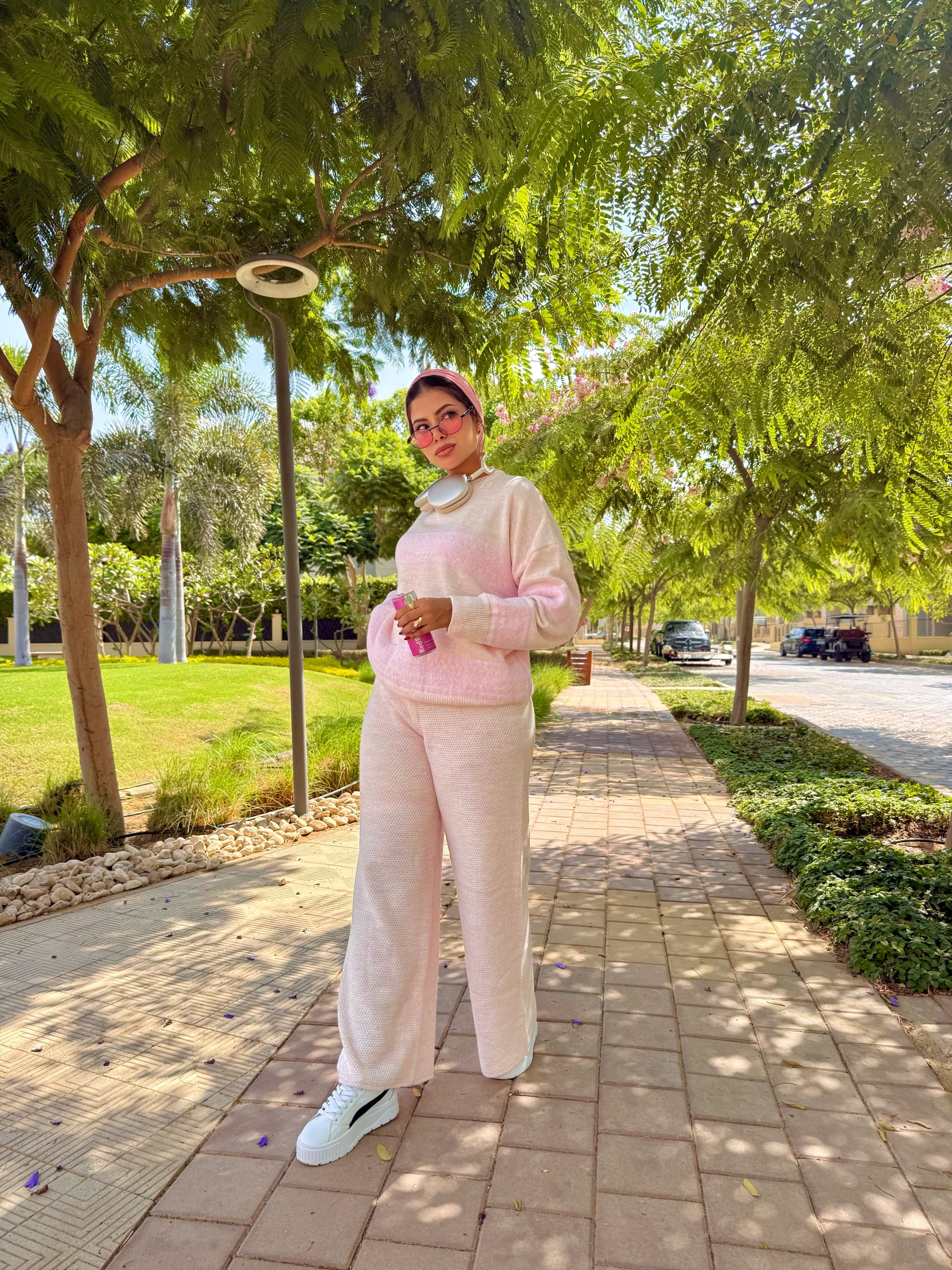 Blush Cloud Knit Set ( two pieces)