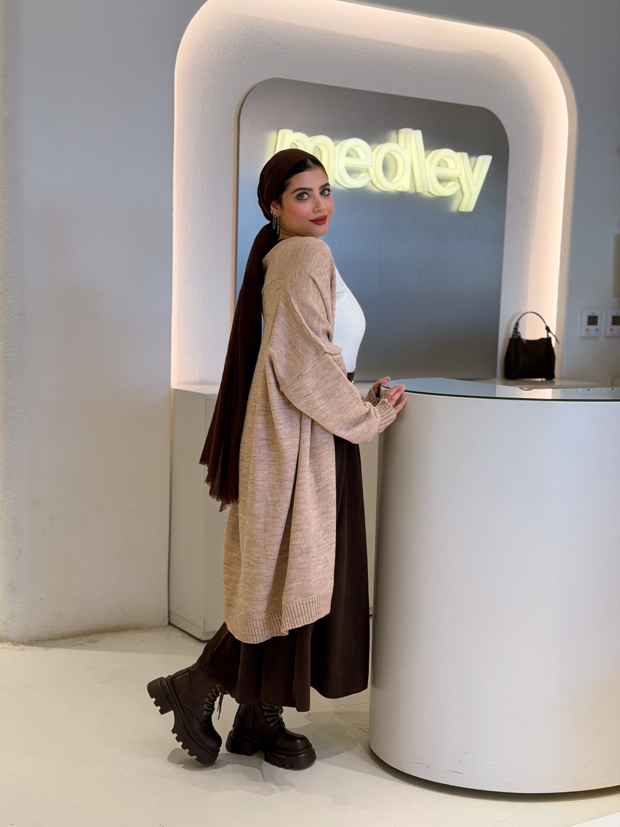 Mohair Comfy Long Cardigan