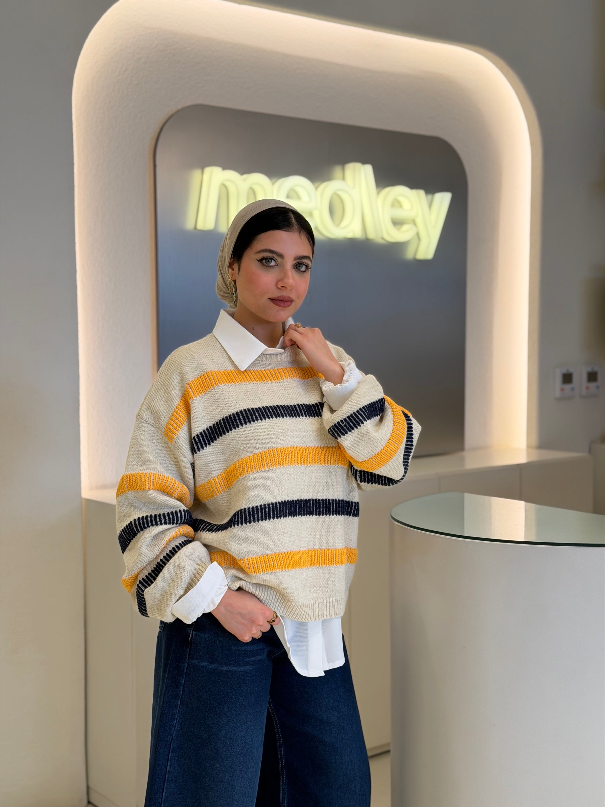 Striped Cute Pullover