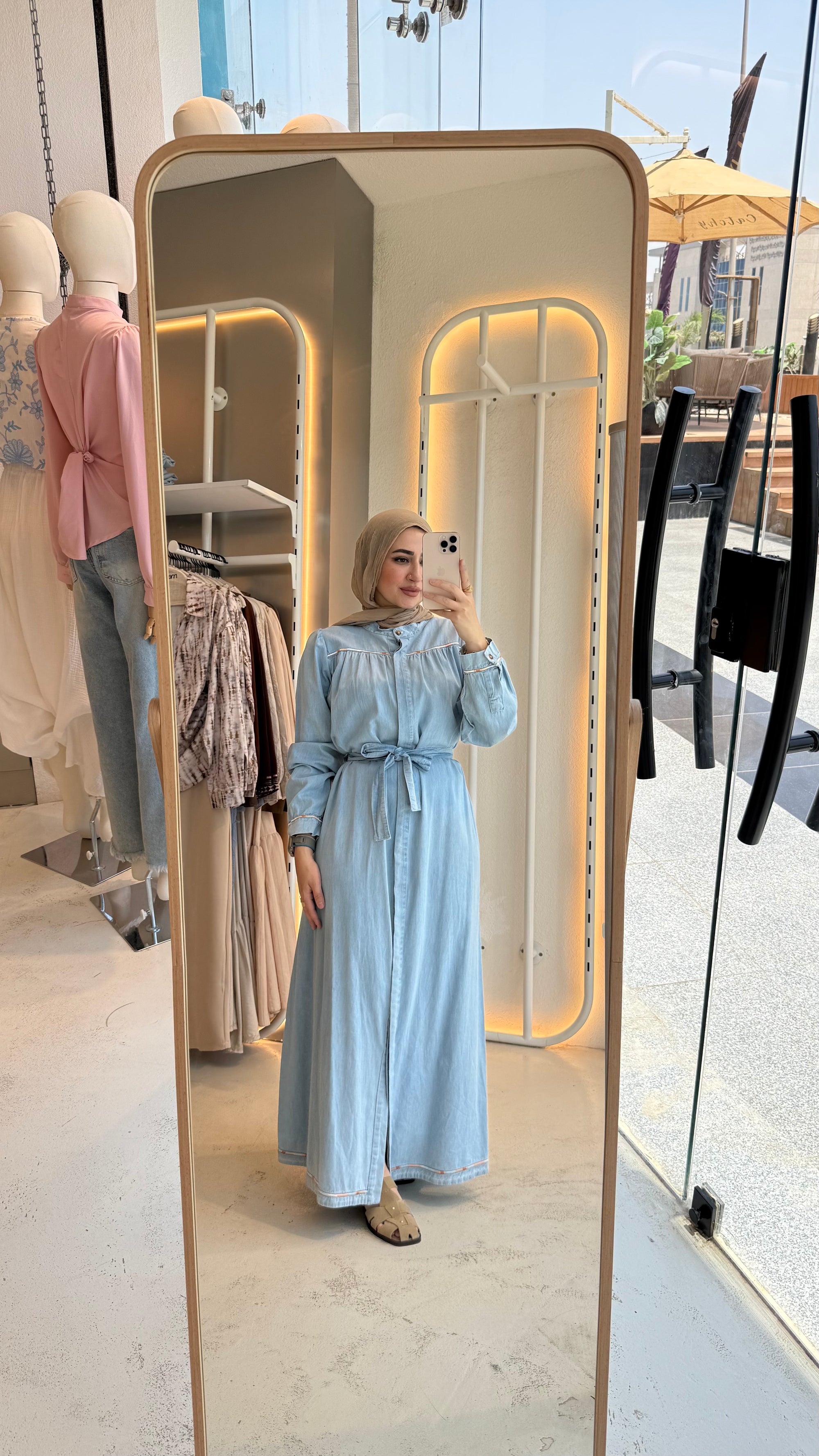 Denim dress