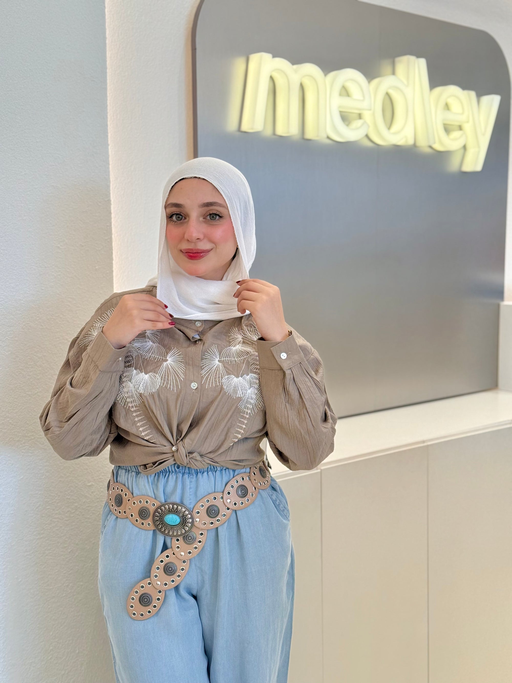 Mocha Island Blouse
