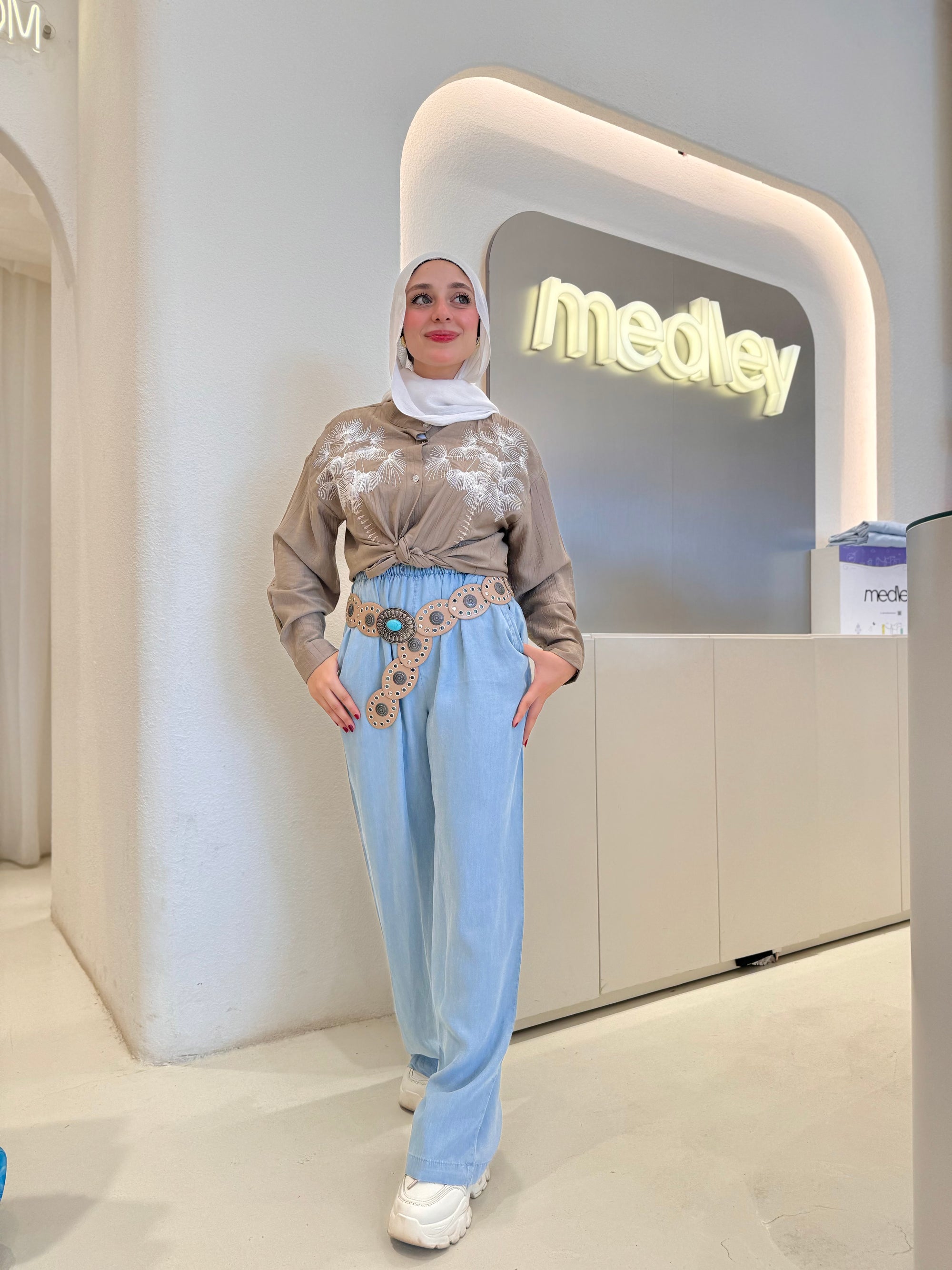 Mocha Island Blouse