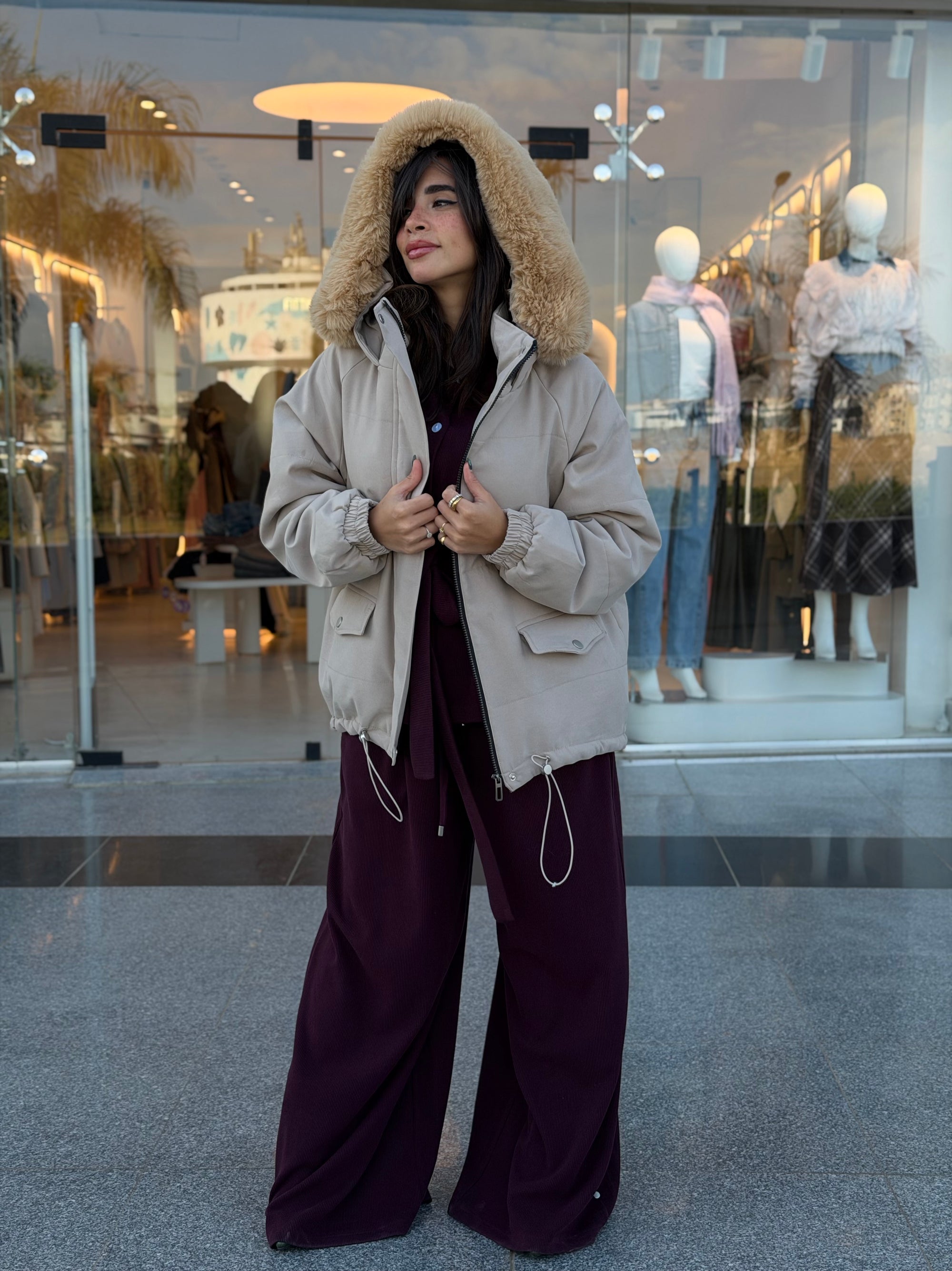 Heavy Fur Pockets Jacket