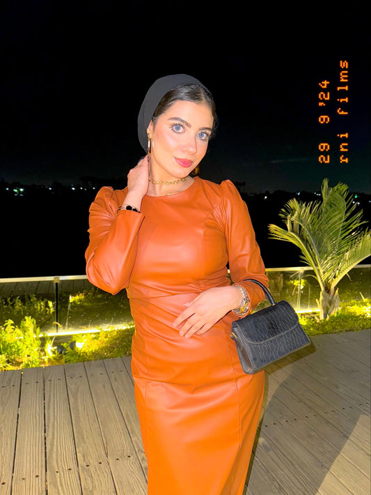 Havan leather dress