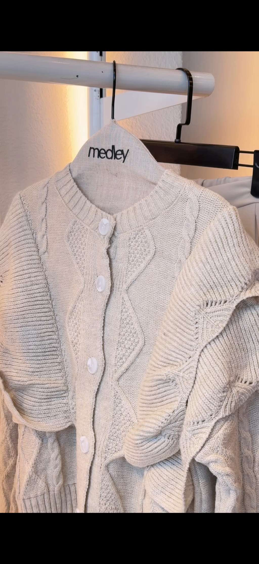 Ruffles Mohair Cardigan