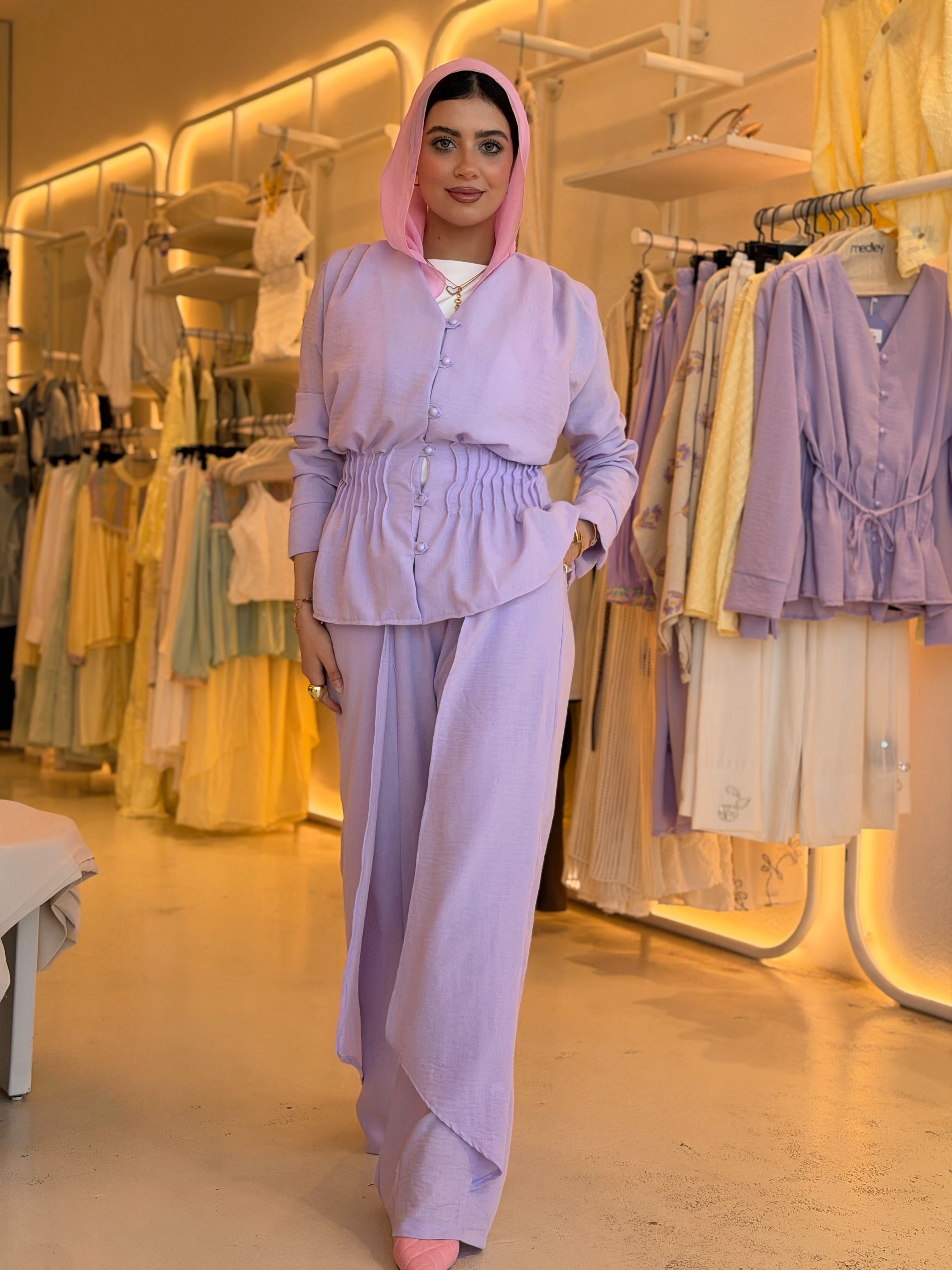 Lumière Soft Blouse (LAVANDER)