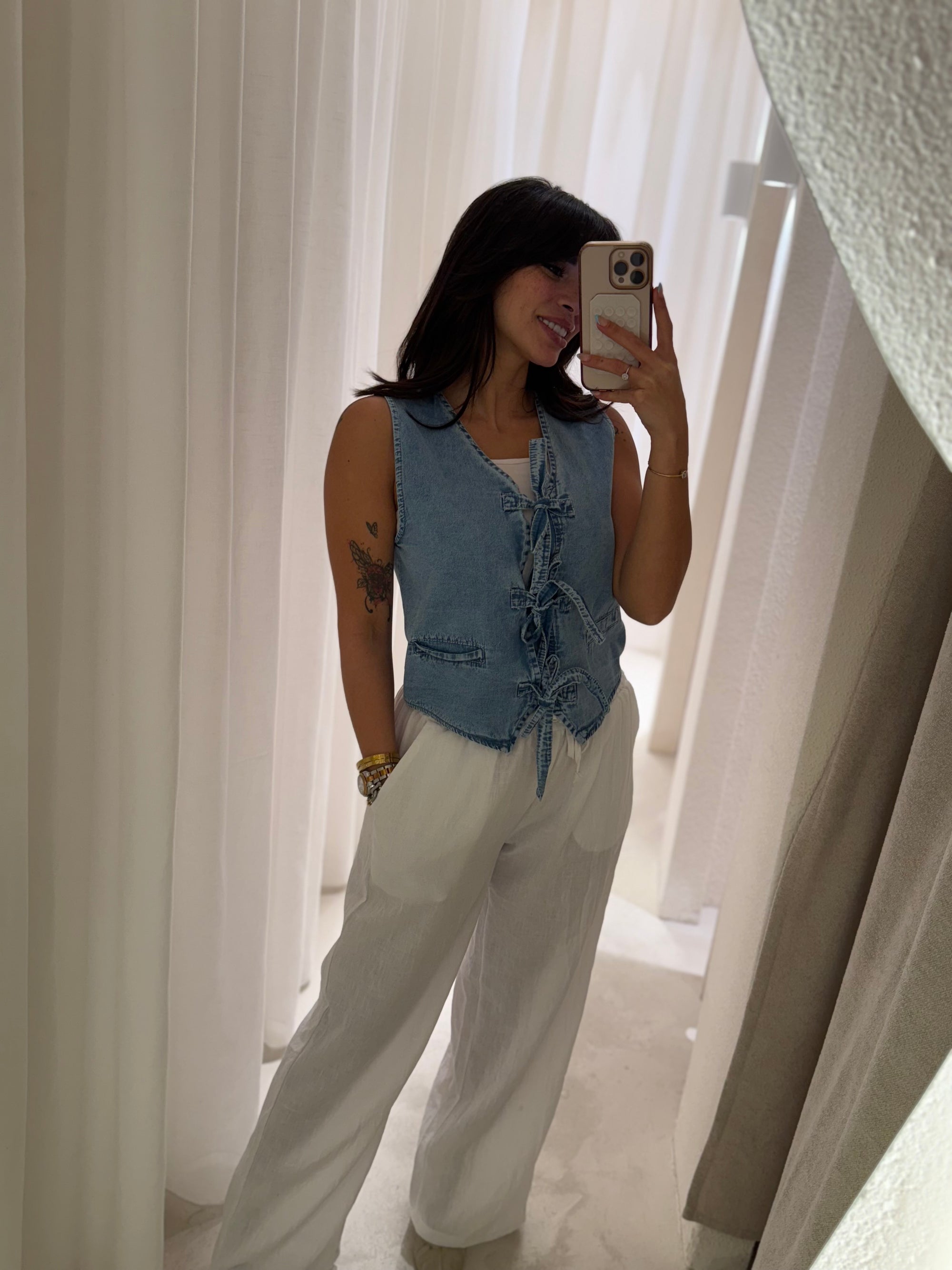 Denim vest