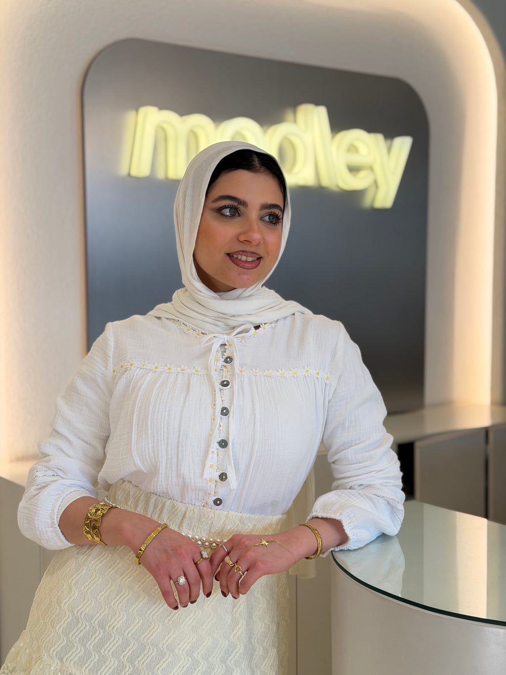 Baby Floral cotton blouse