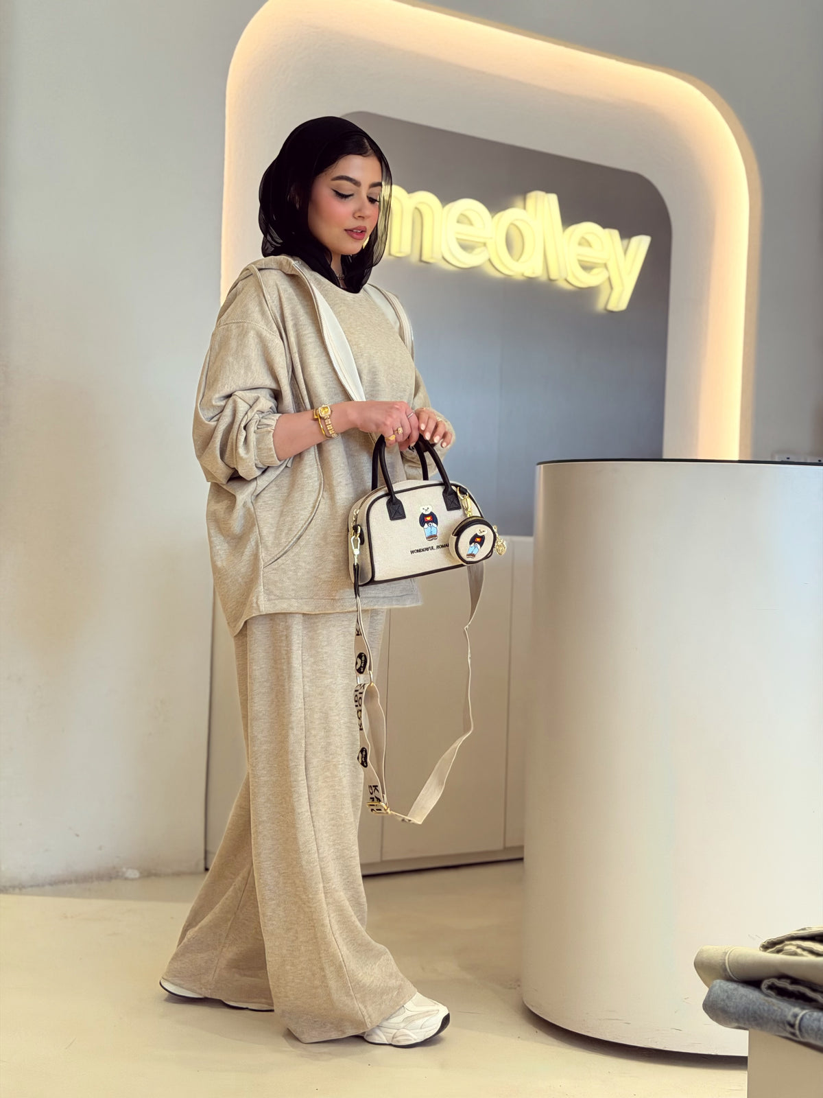 Comfy 3 pieces set ( Light Beige)